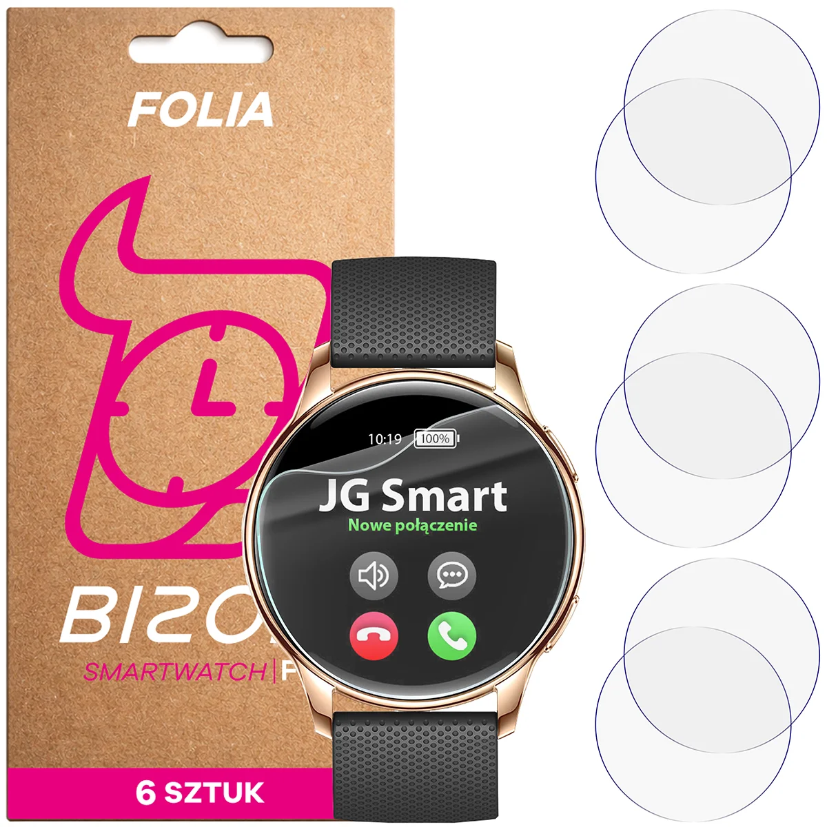 Bison Watch Film HydroFlex hydrogel film for JG Smart V11 / Y11