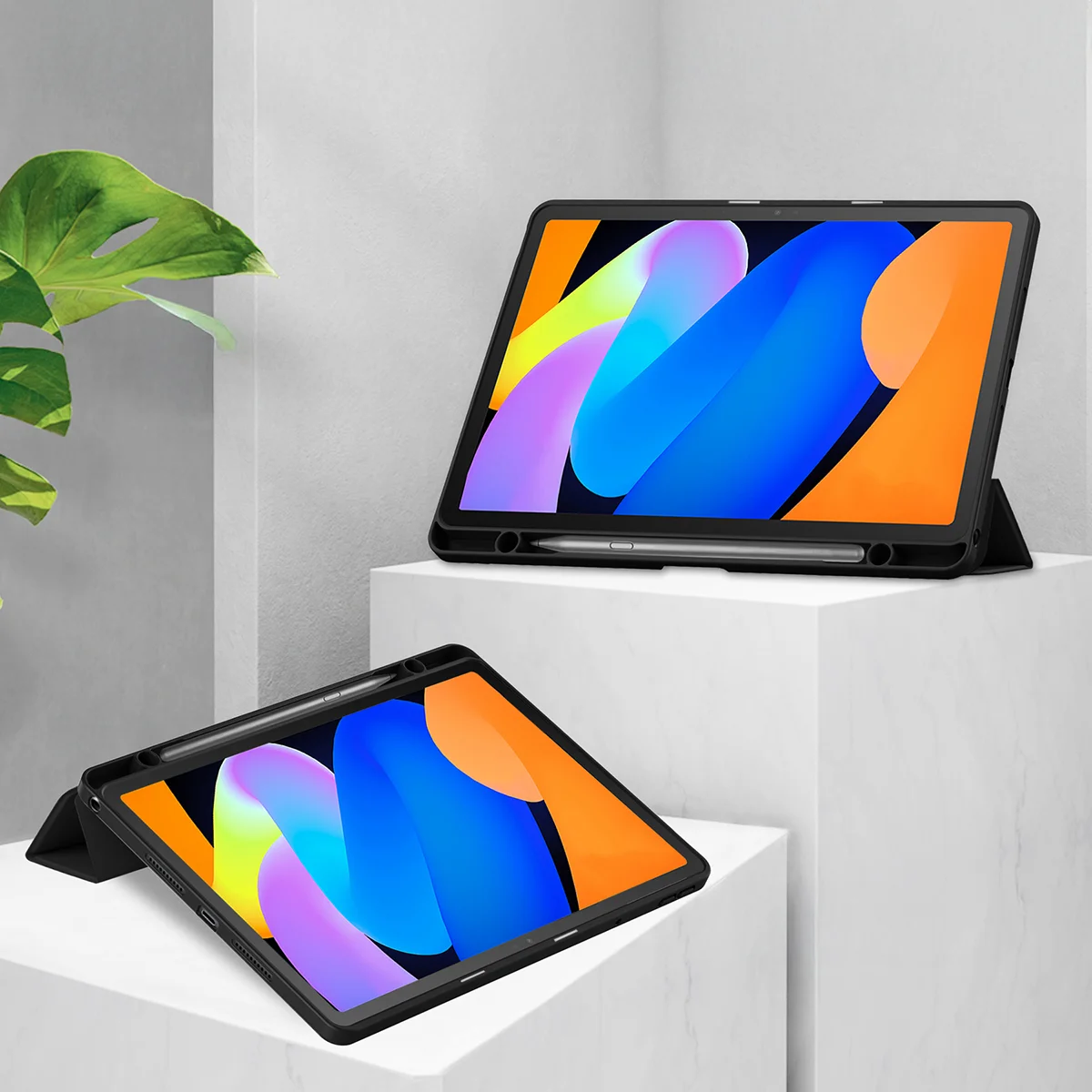 Funkce stojánku v pouzdru Bizon Tab Case Clear Matt pro Lenovo Idea Tab 11