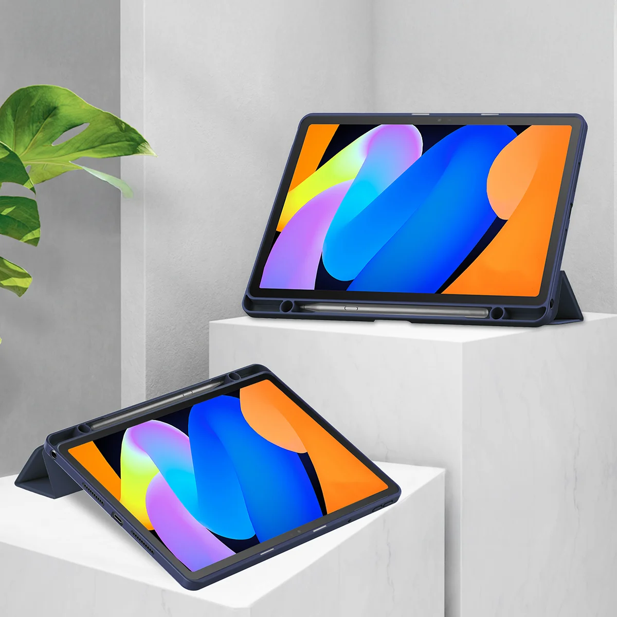 Funkce stojánku v pouzdru Bizon Tab Case Clear Matt pro Lenovo Idea Tab 11
