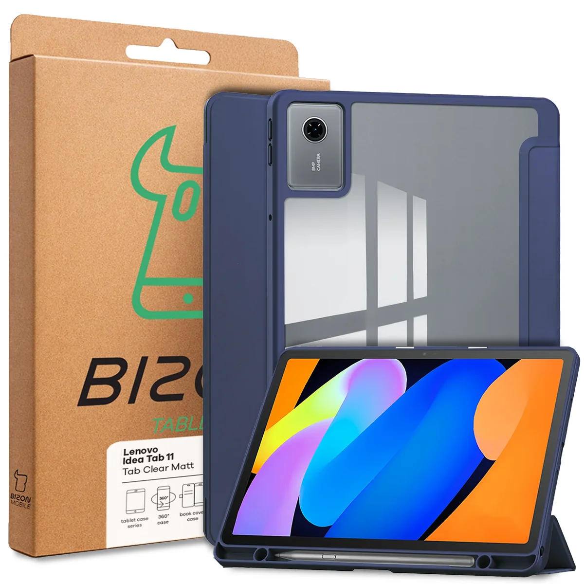 Bizon Tab Clear Matt – krabička s pouzdrem pro Lenovo Idea Tab 11