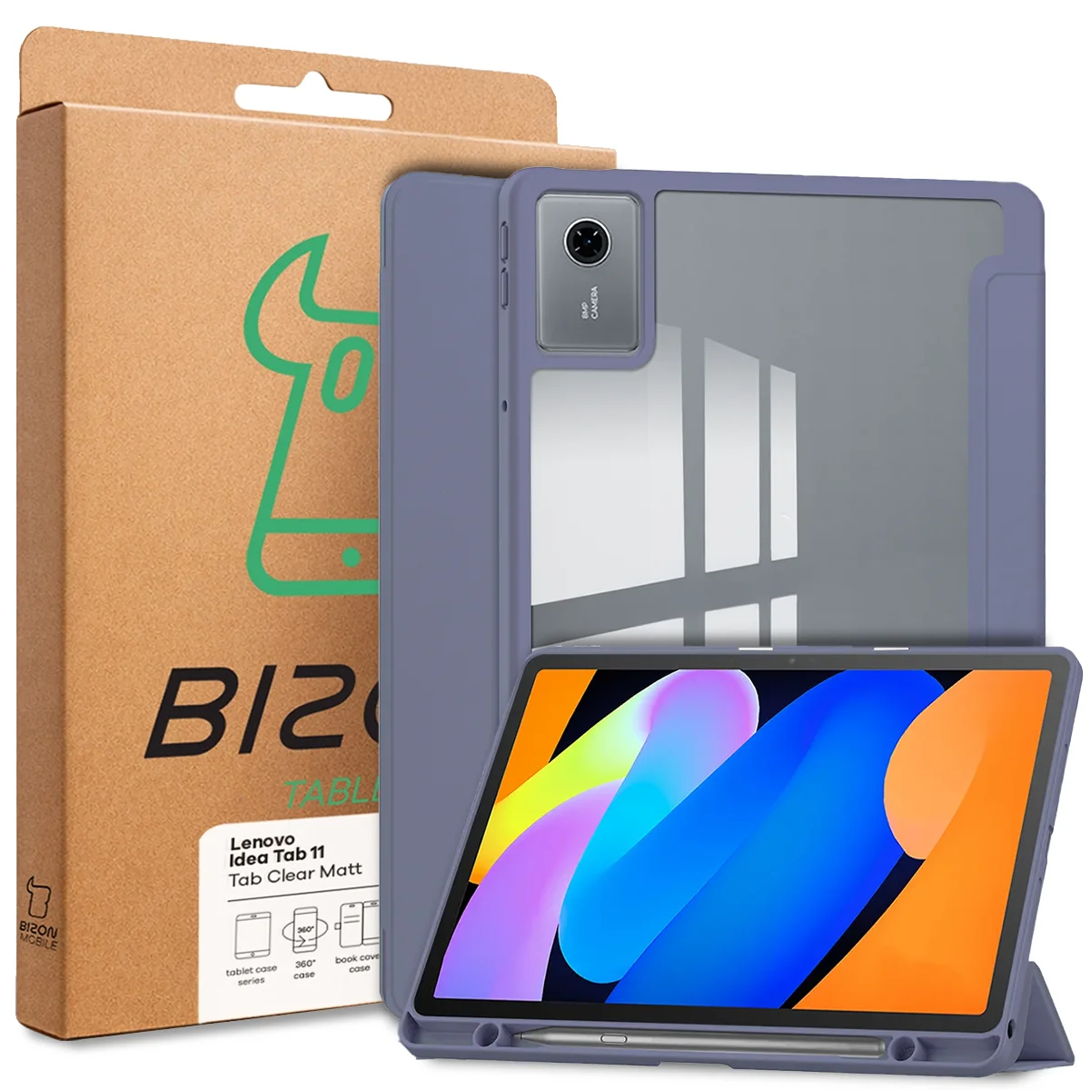 Bizon Tab Clear Matt – case box for Lenovo Idea Tab 11