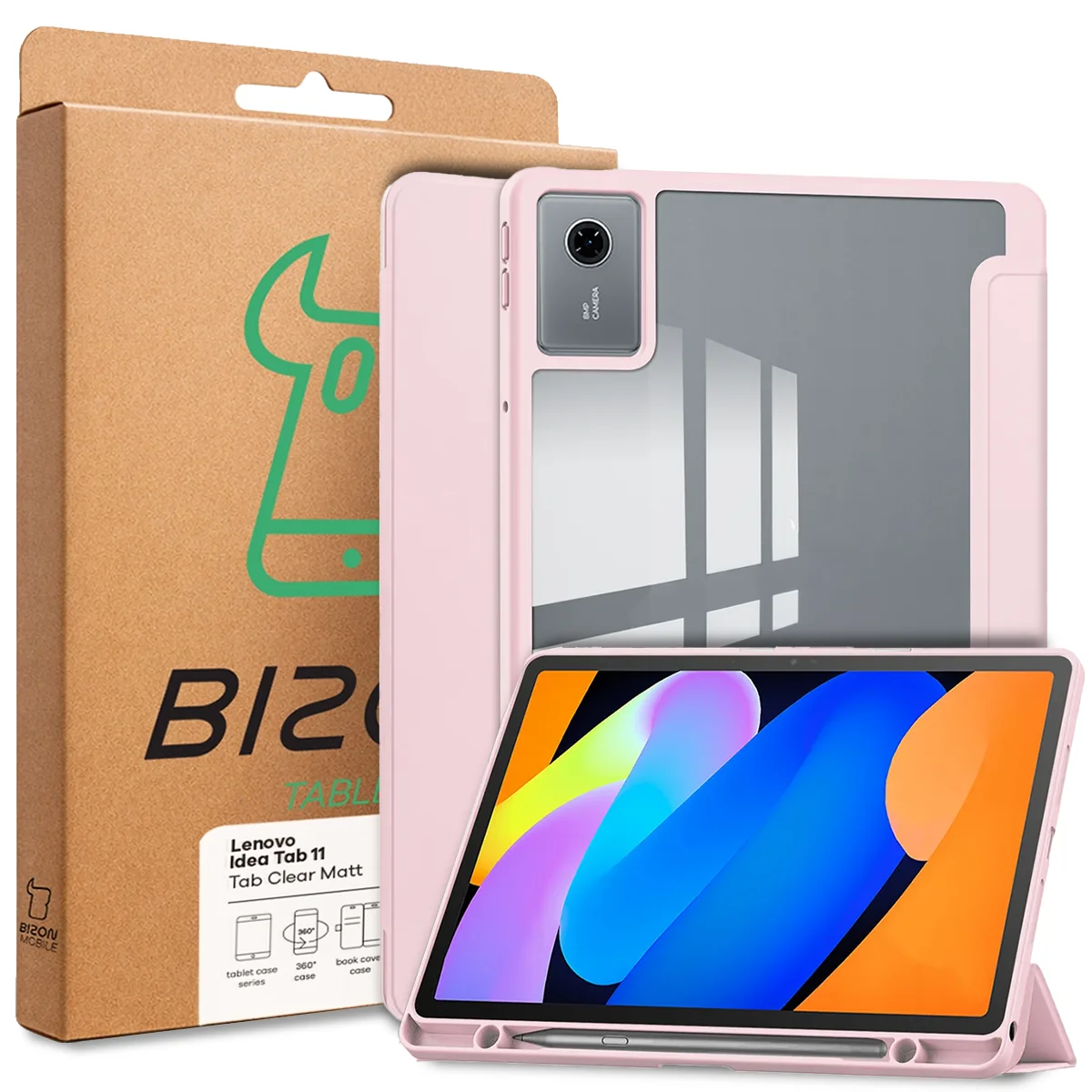 Bizon Tab Clear Matt – box with case for Lenovo Idea Tab 11