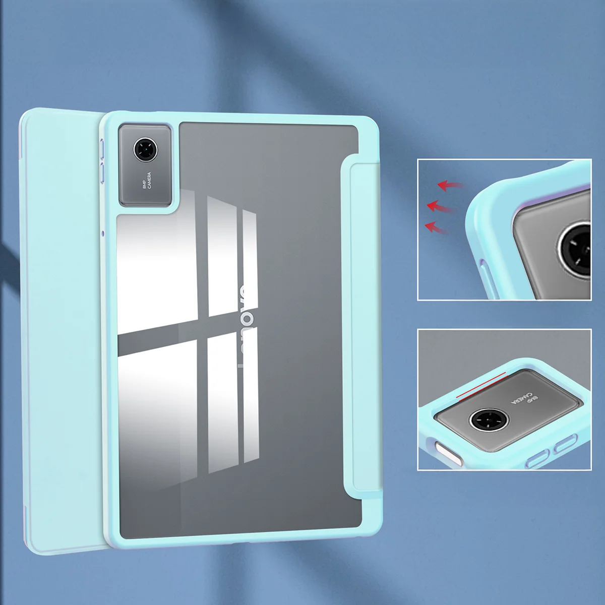 Features of the Bizon Tab Clear Matt case for Lenovo Idea Tab 11
