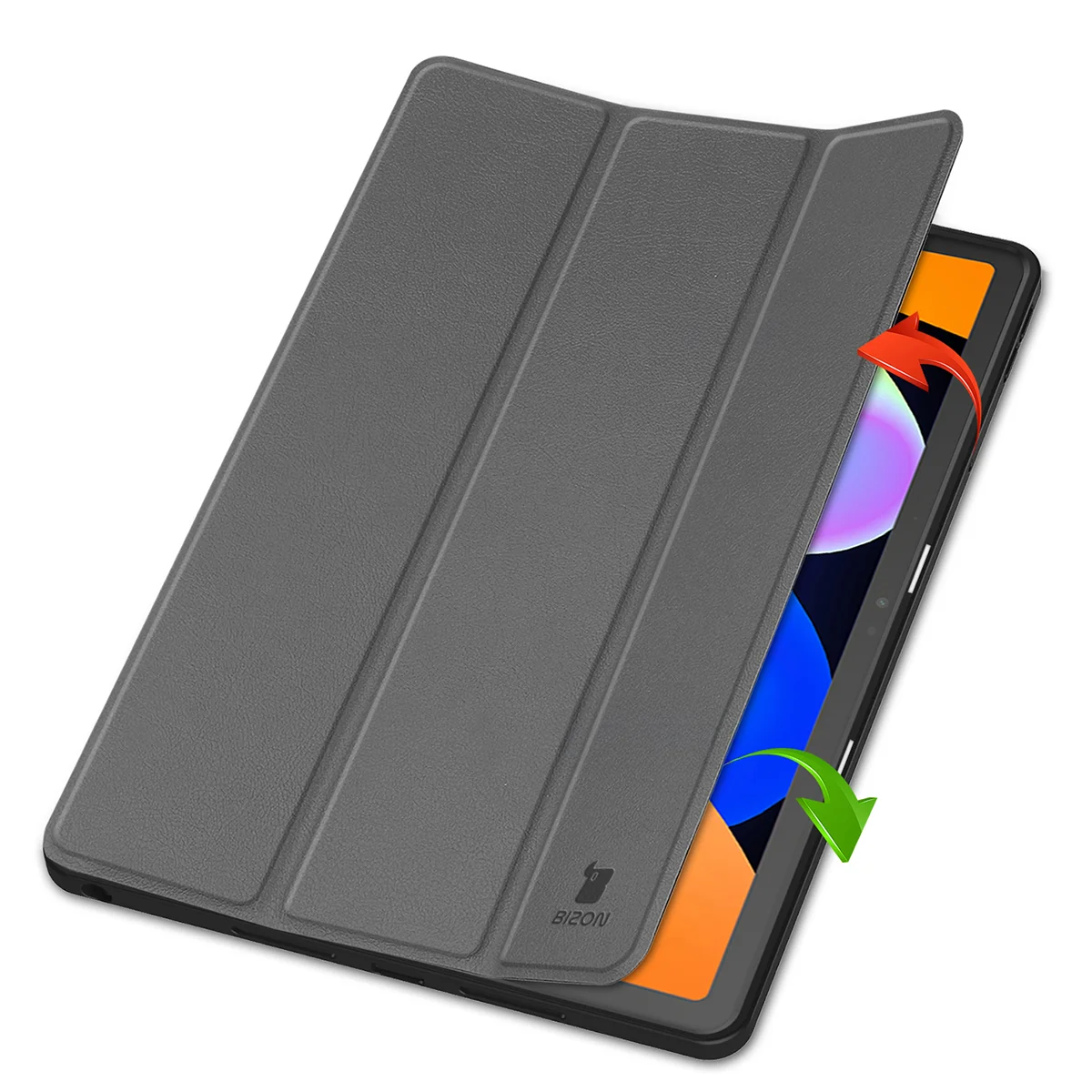 Two cases standing on stands, showcasing the function to change into a stand for Lenovo Idea Tab 11