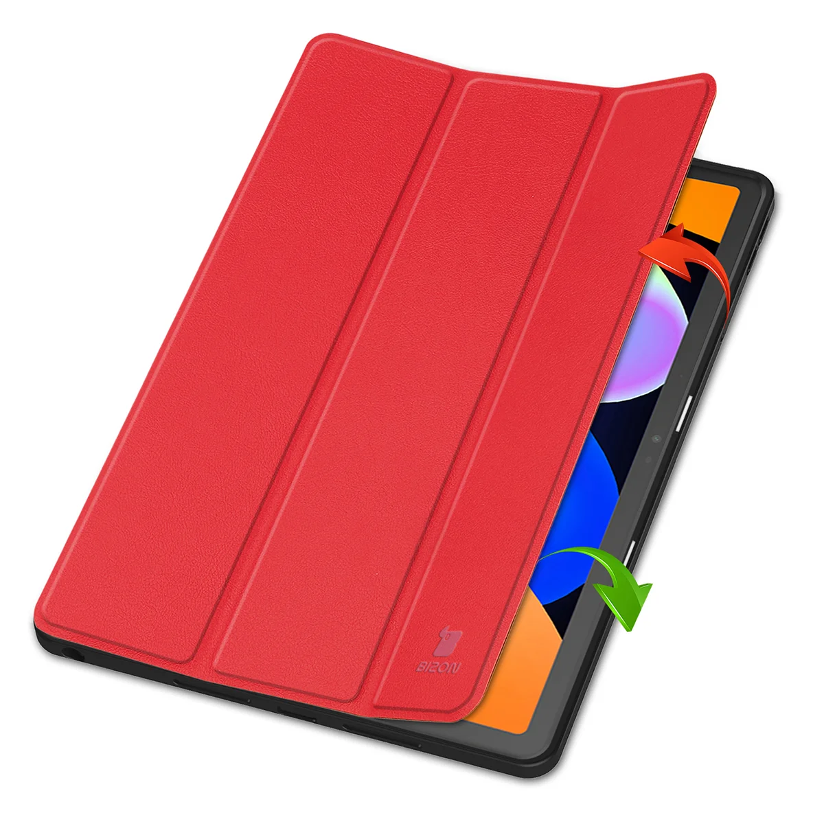 Two cases standing on stands, showcasing the function of converting into a stand for Lenovo Idea Tab 11