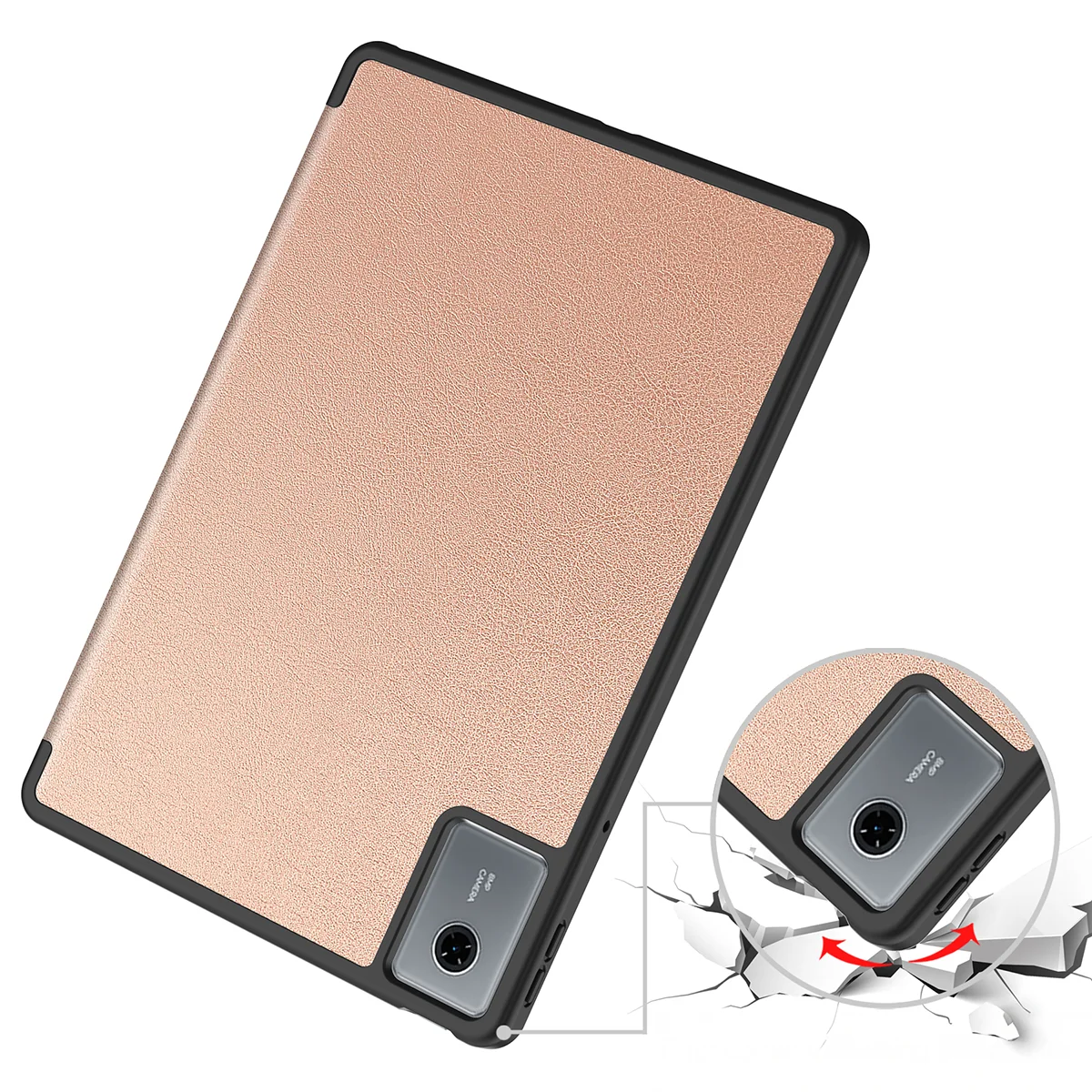 Showing the durable edges of the case for Lenovo Idea Tab 11