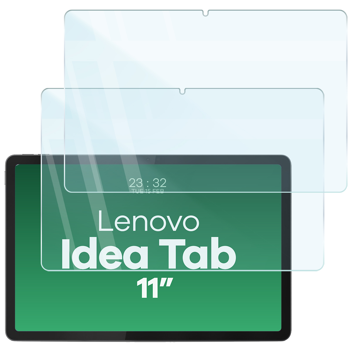 Szkło hartowane Bizon Tab Glass Clear Duo do Lenovo Idea Tab 11, 2 sztuki