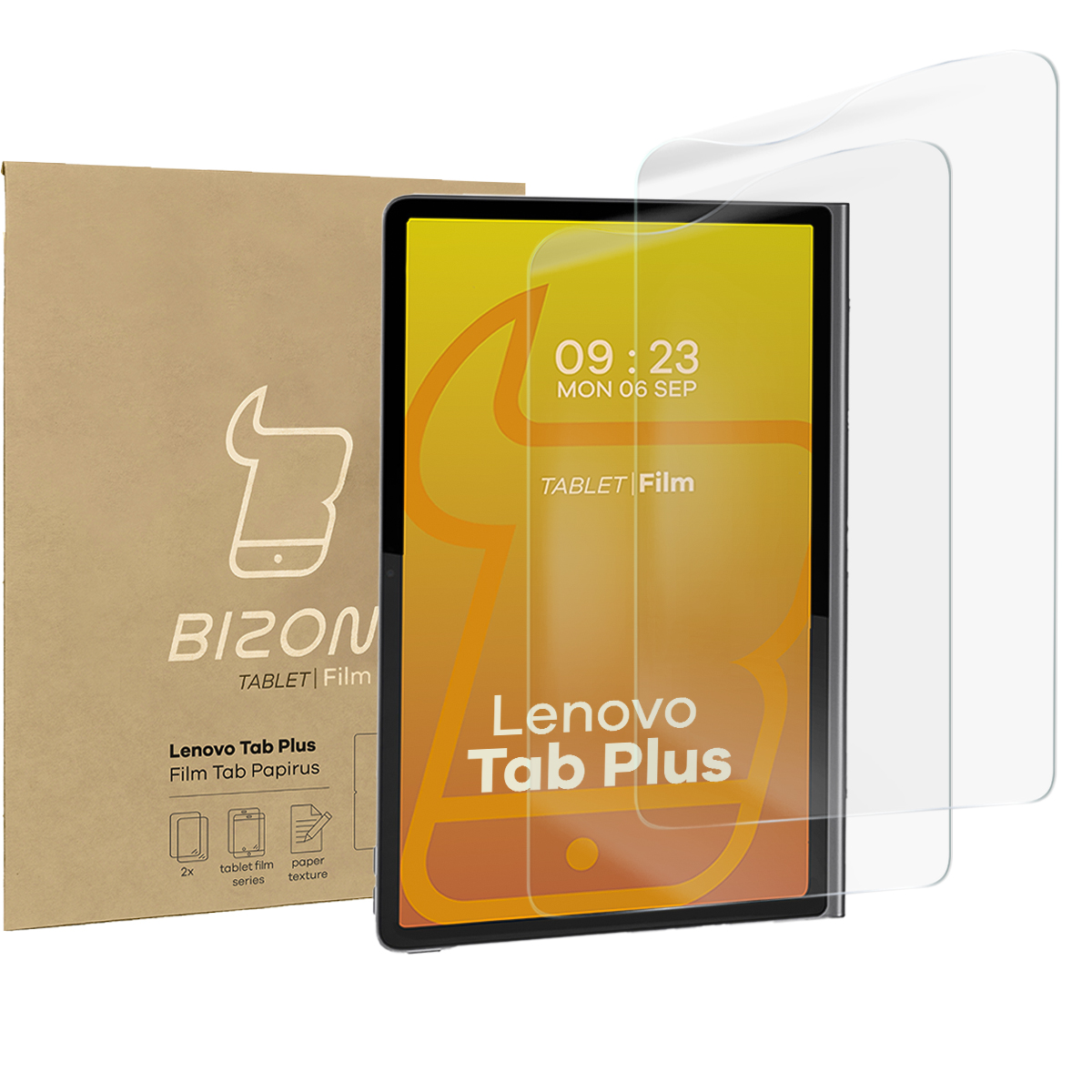 Folia imitująca papier Bizon Film Tab Papirus do Lenovo Tab Plus 11.5