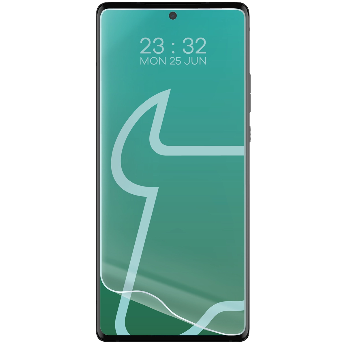 Folia hydrożelowa do Motorola Edge 30 Ultra nałożona na telefon