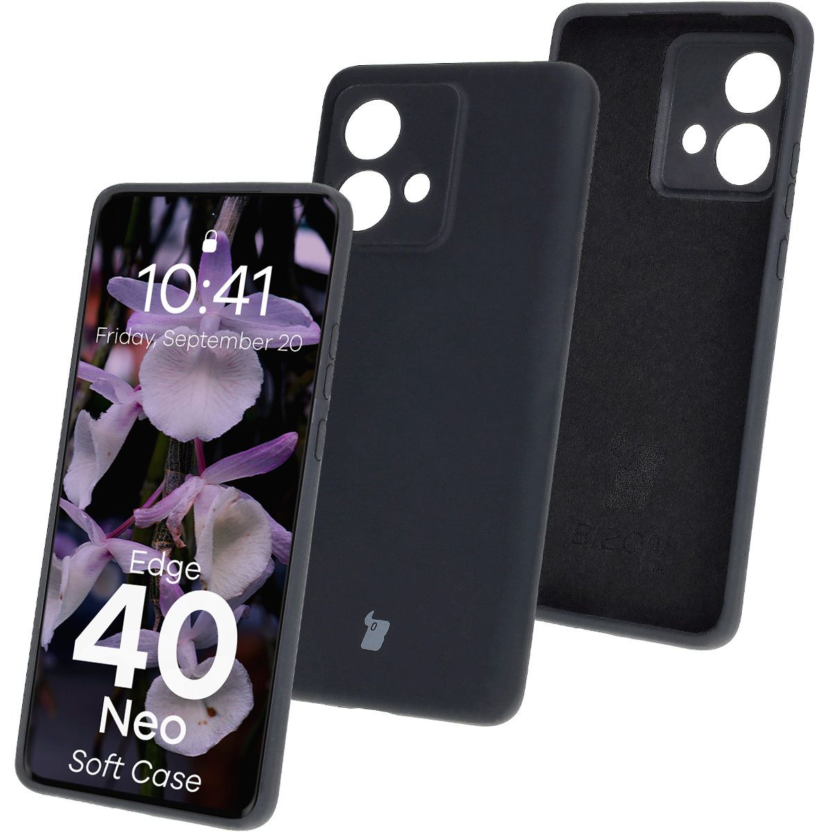 Bizon Soft Case silicone case for Motorola Edge 40 Neo