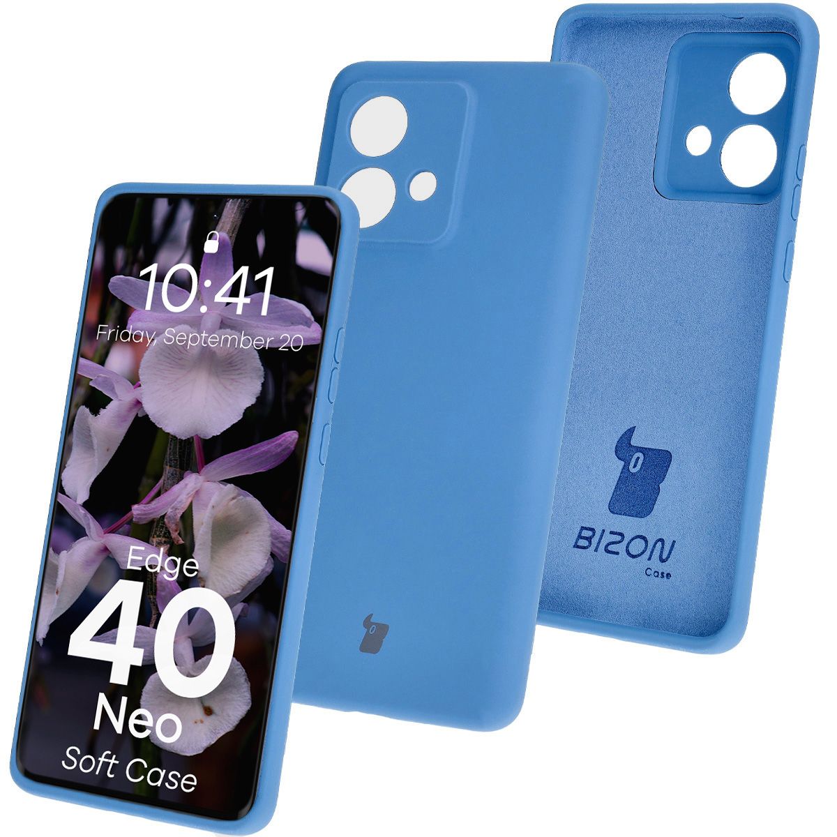 Bizon Soft Case silicone case for Motorola Edge 40 Neo