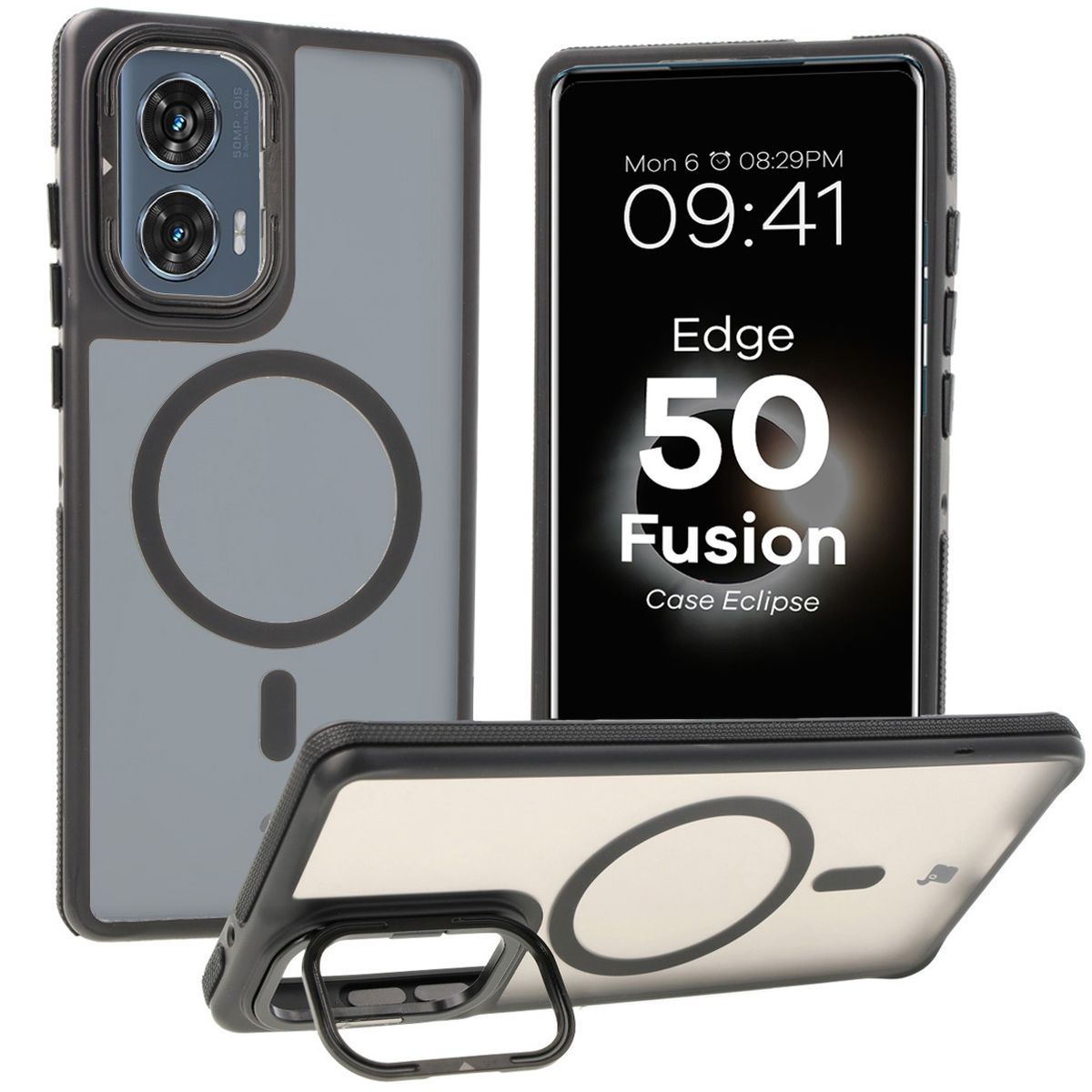 Etui Bizon Case Eclipse do Motorola Edge 50 Fusion