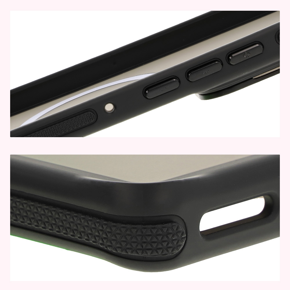 Funkcja amortyzacji wstrząsów i podwyższone ranty ekranu w etui Bizon Case Eclipse