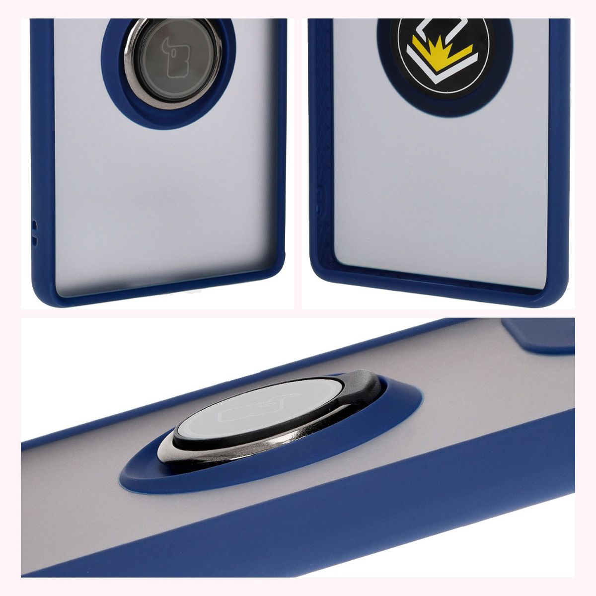 Features of Bizon Case Hybrid Ring: non-slip frame and matte design