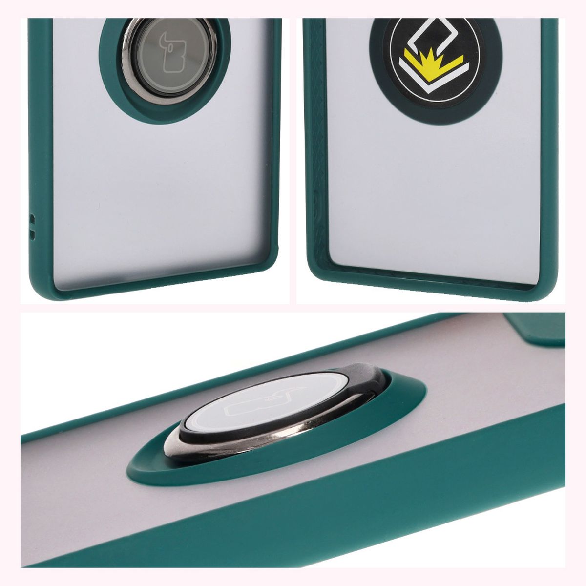 Caracteristicile Bizon Case Hybrid Ring: ramă anti-derapantă și design mat