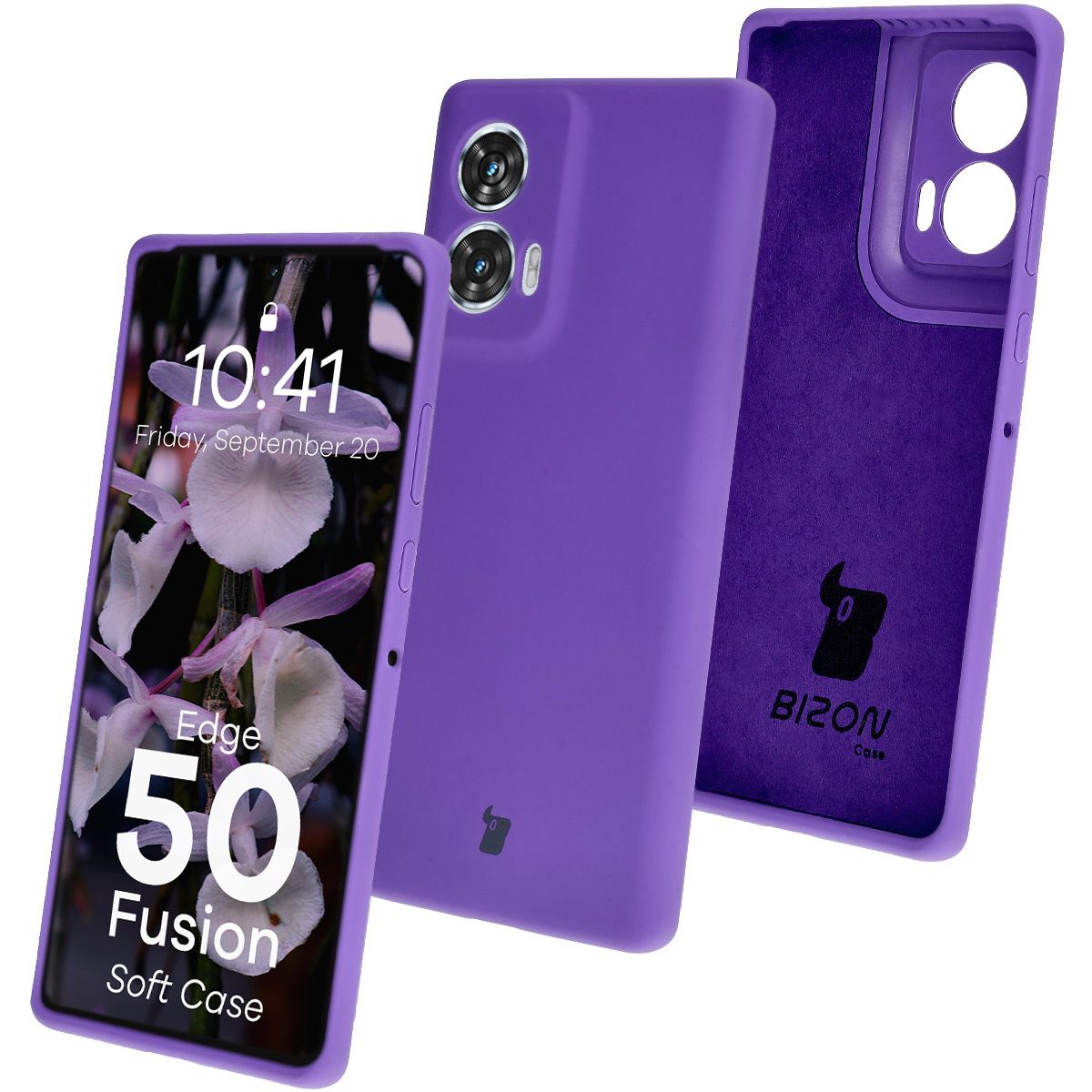 Bizon Soft Case silicone case for Motorola Edge 50 Fusion