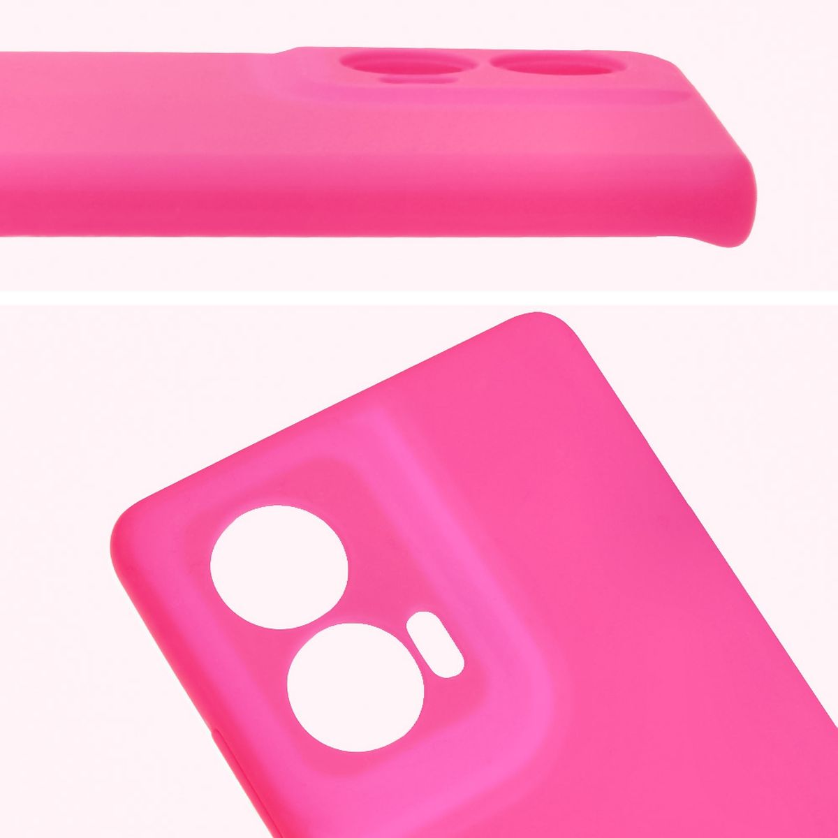 Close-up of lens cutouts in the Bizon Soft Case