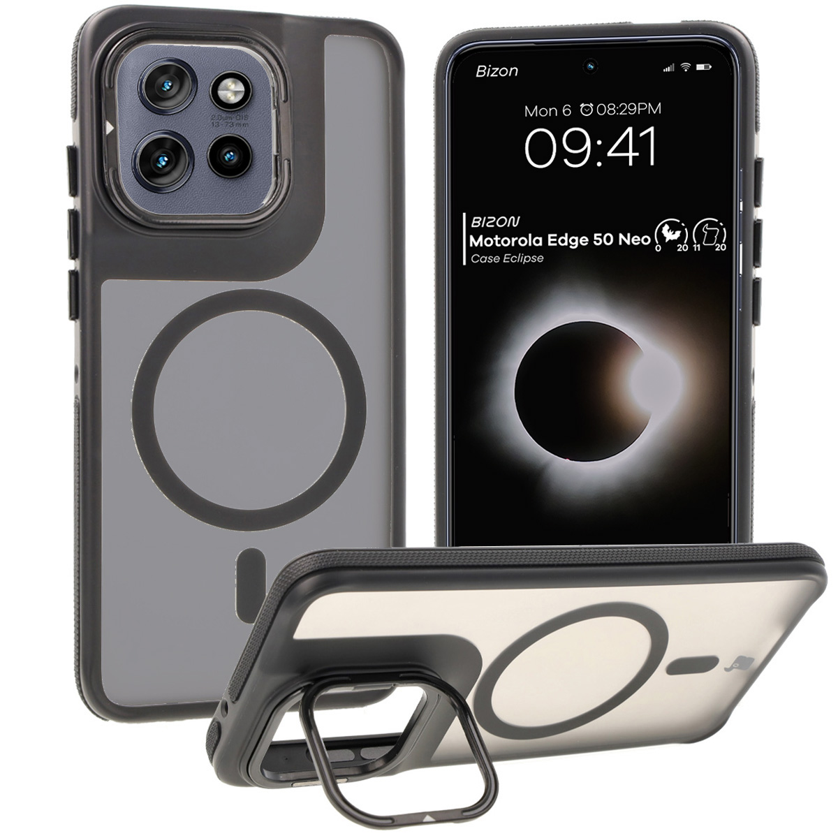 Etui Bizon Case Eclipse do Motorola Edge 50 Neo