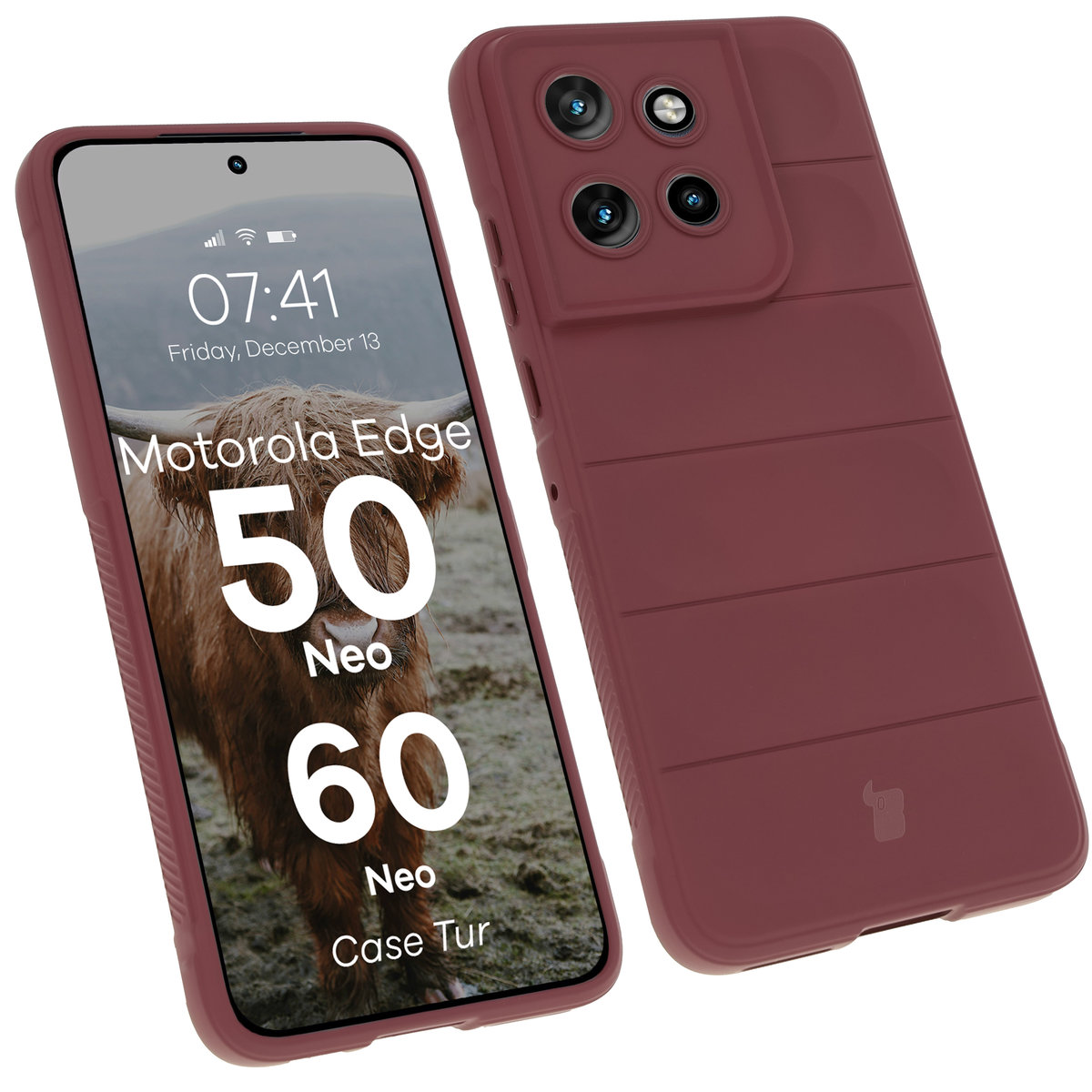 Etui rezistent Bizon Case Tur pentru Motorola Edge 50 Neo