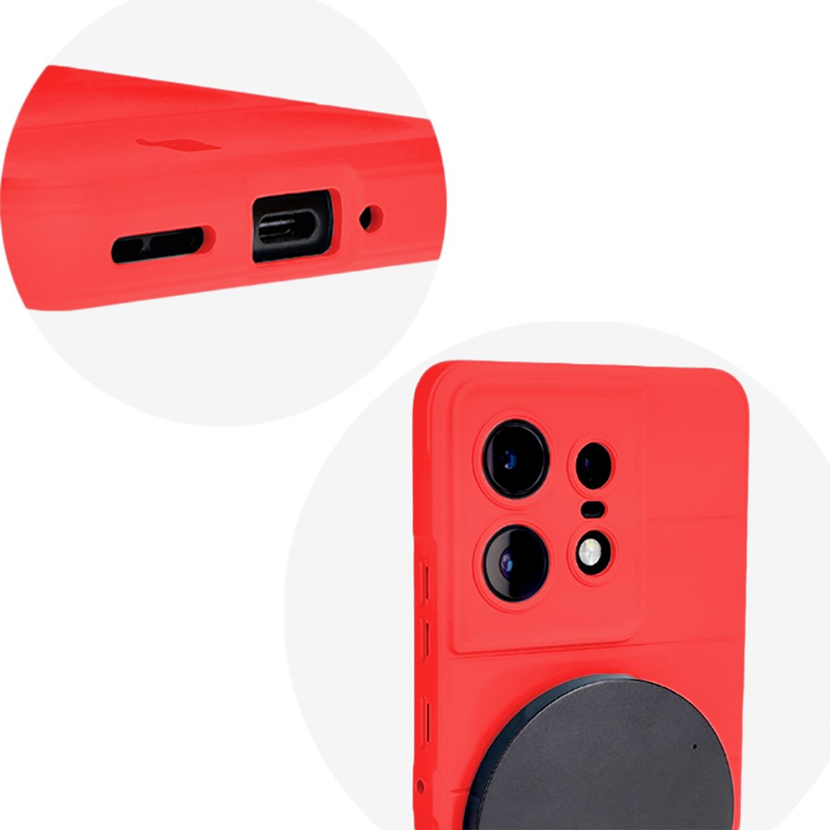Decupaje precise și compatibilitate cu încărcarea wireless în carcasa Bizon Case Tur