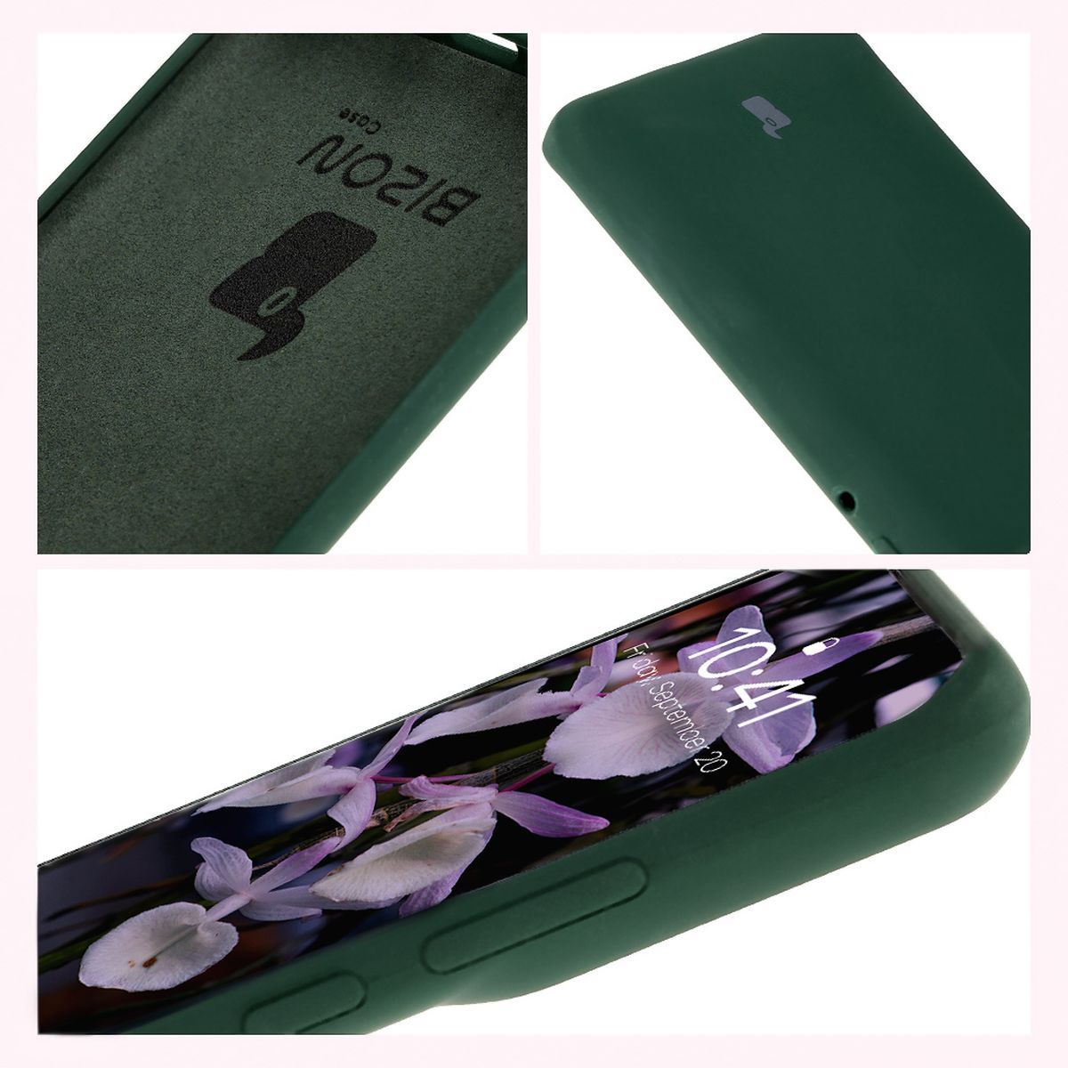 Bizon Soft Case construction: integrated covers, raised edges, and microfiber padding