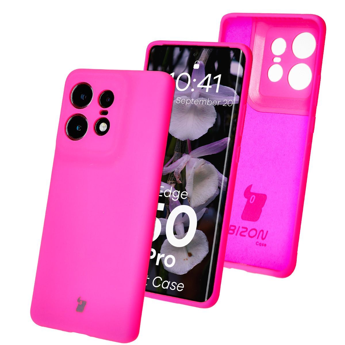 Bizon Soft Case silicone case for Motorola Edge 50 Pro