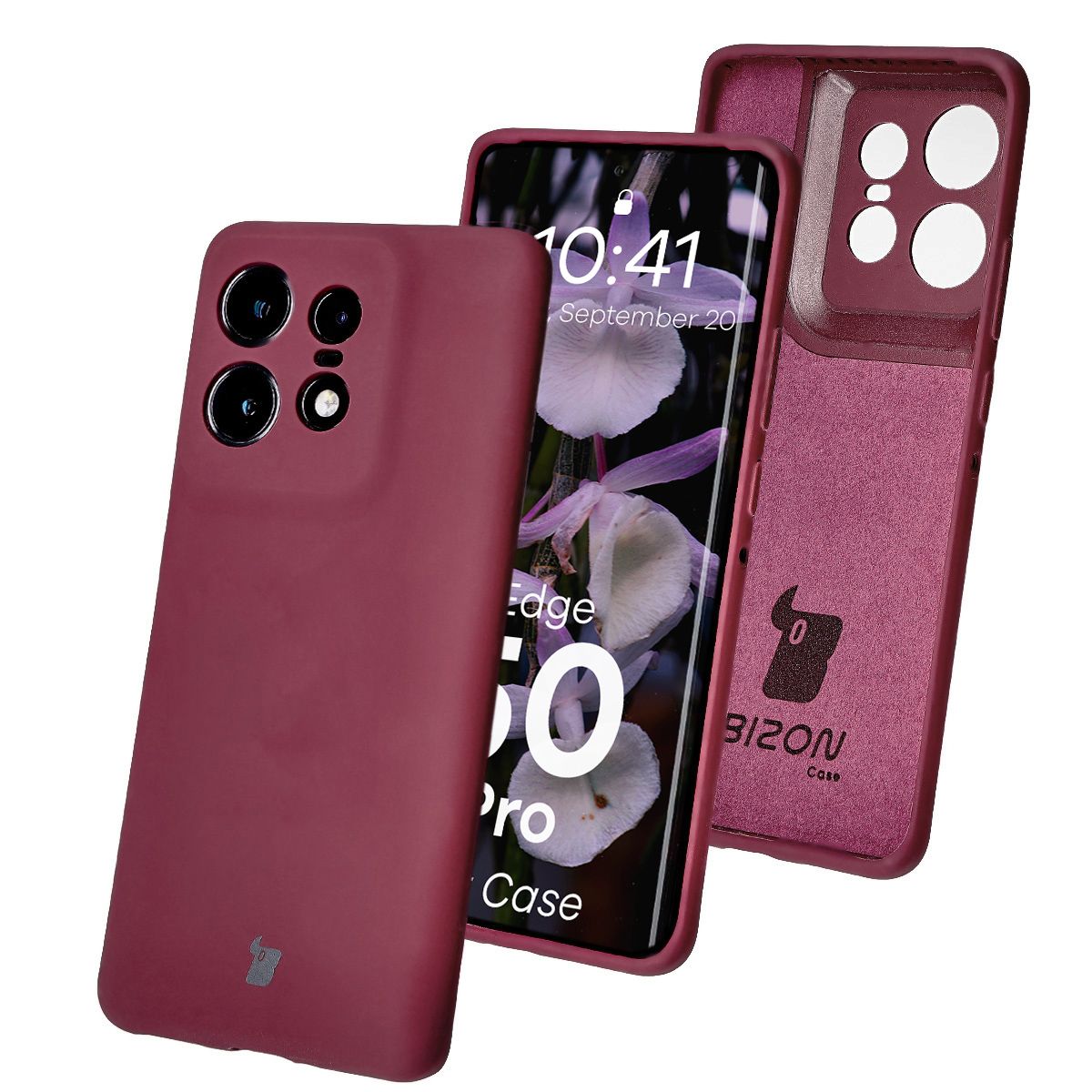 Bizon Soft Case silicone case for Motorola Edge 50 Pro