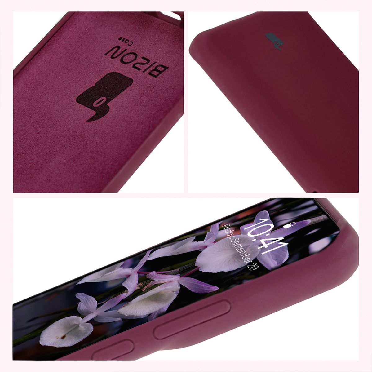 Bizon Soft Case design: integrated covers, raised edges, and microfiber padding