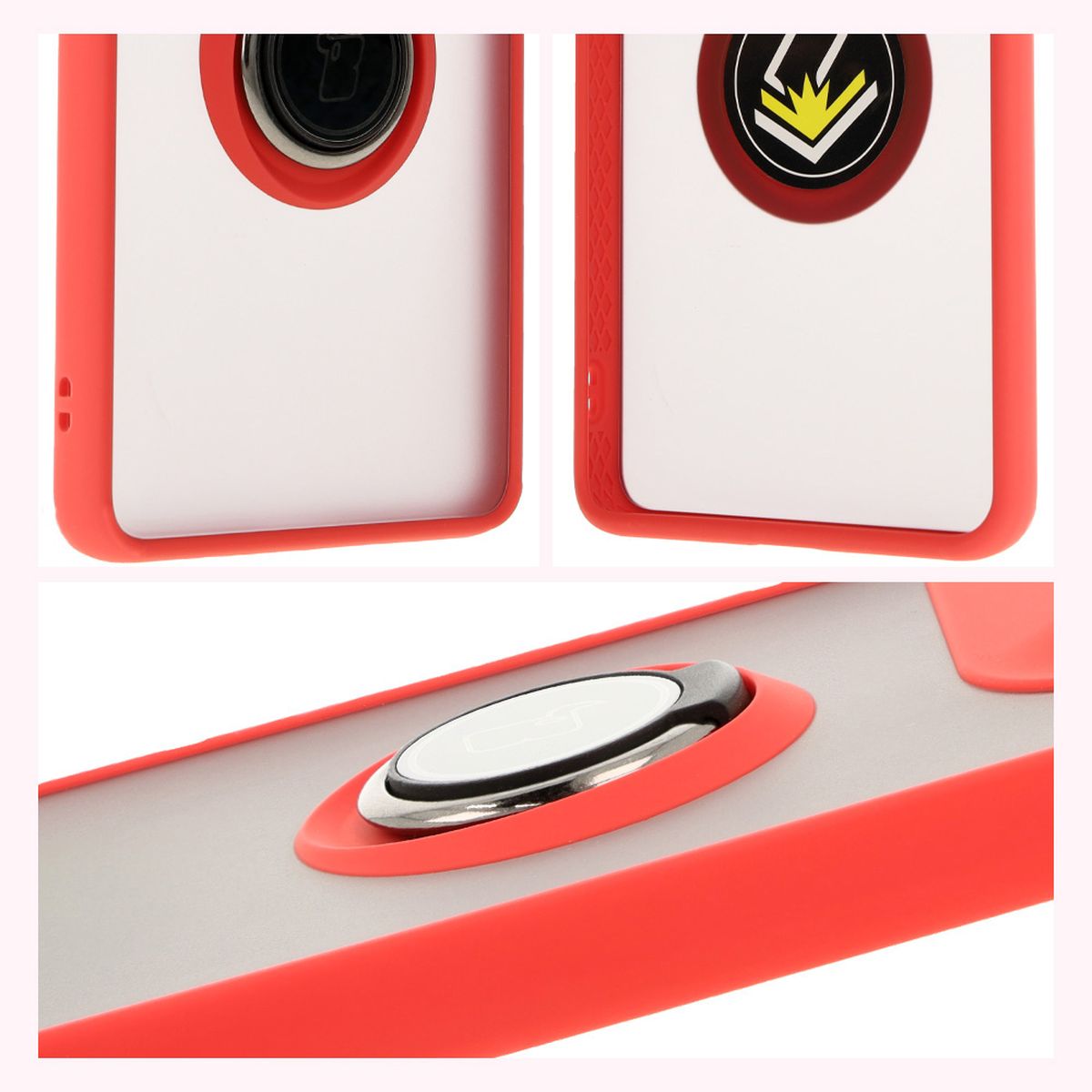 Features of Bizon Case Hybrid Ring: non-slip frame and matte design