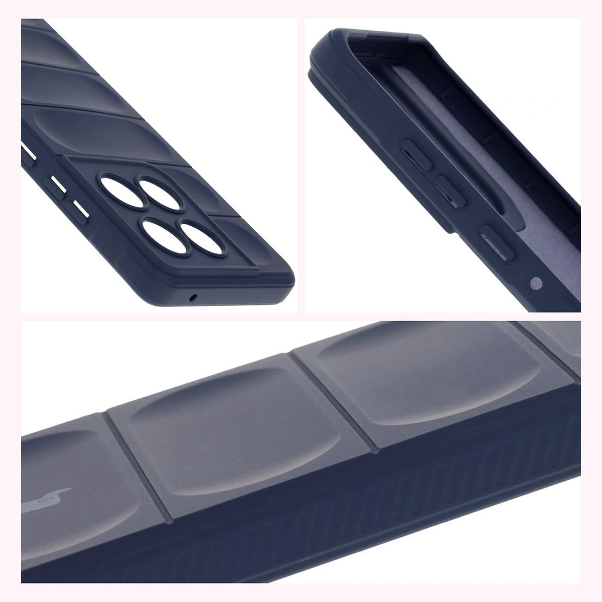 Textured sides and raised edges of the screen and camera in the Bizon Case Tur for Motorola Edge 60 Fusion