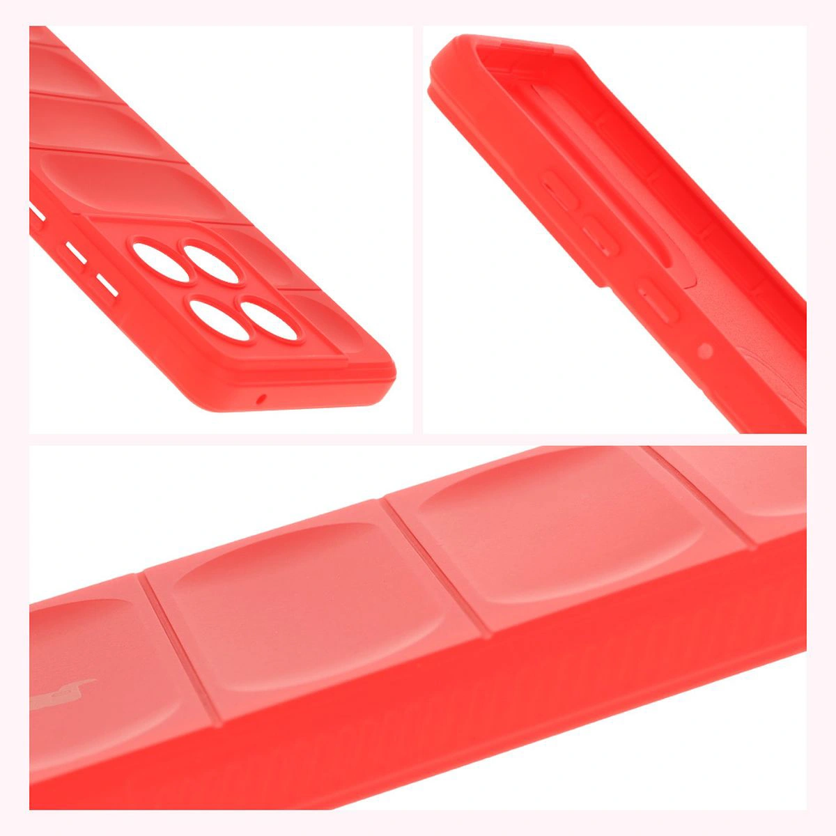 Textured sides and raised edges of the screen and camera in the Bison Case Tur for Motorola Edge 60 / 60 Fusion