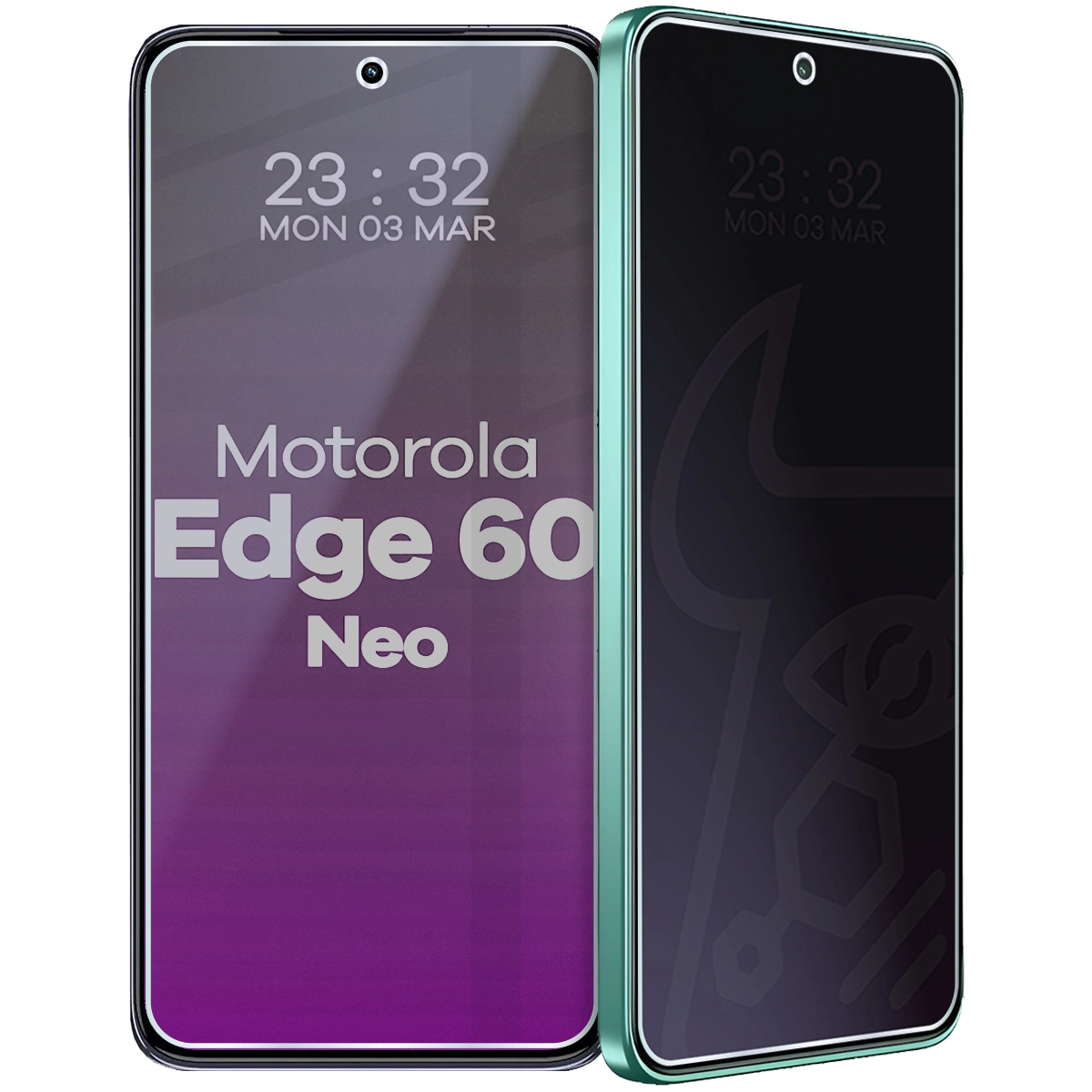 Szkło hybrydowe prywatyzujące Bizon Glass Mule Shadow do Motorola Edge 60 Neo