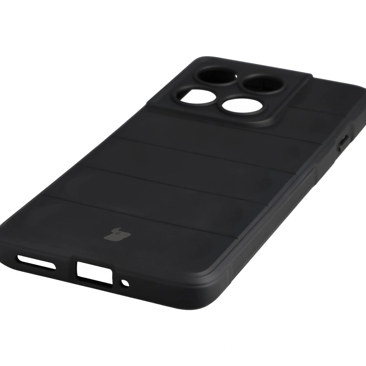Precise cutouts and compatibility with wireless charging in the Bizon Case Tur for Motorola Edge 60 Pro