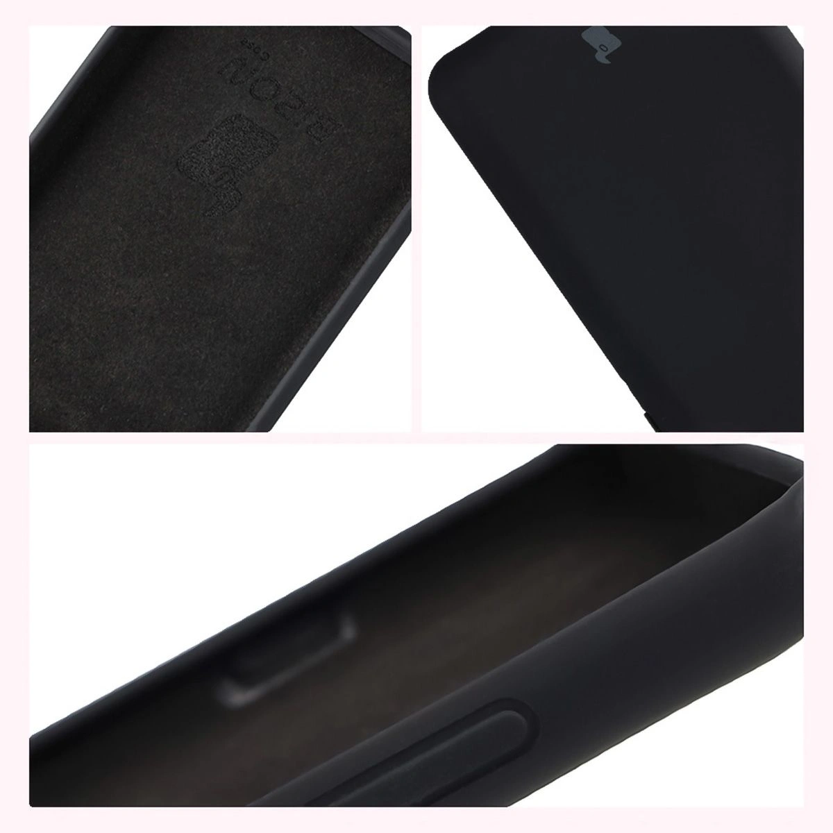 Construction of the Bison Soft Case: integrated covers, raised edges, and microfiber padding for Motorola Edge 60 Pro