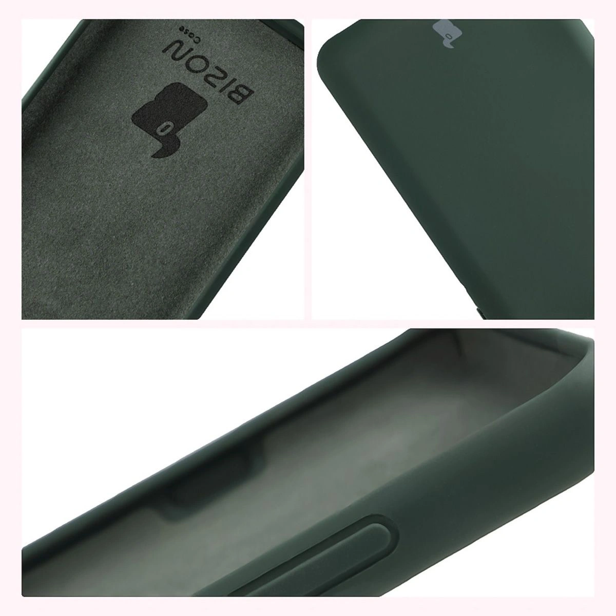 Construction of the Bison Soft Case: integrated covers, raised edges, and microfiber padding for Motorola Edge 60 Pro