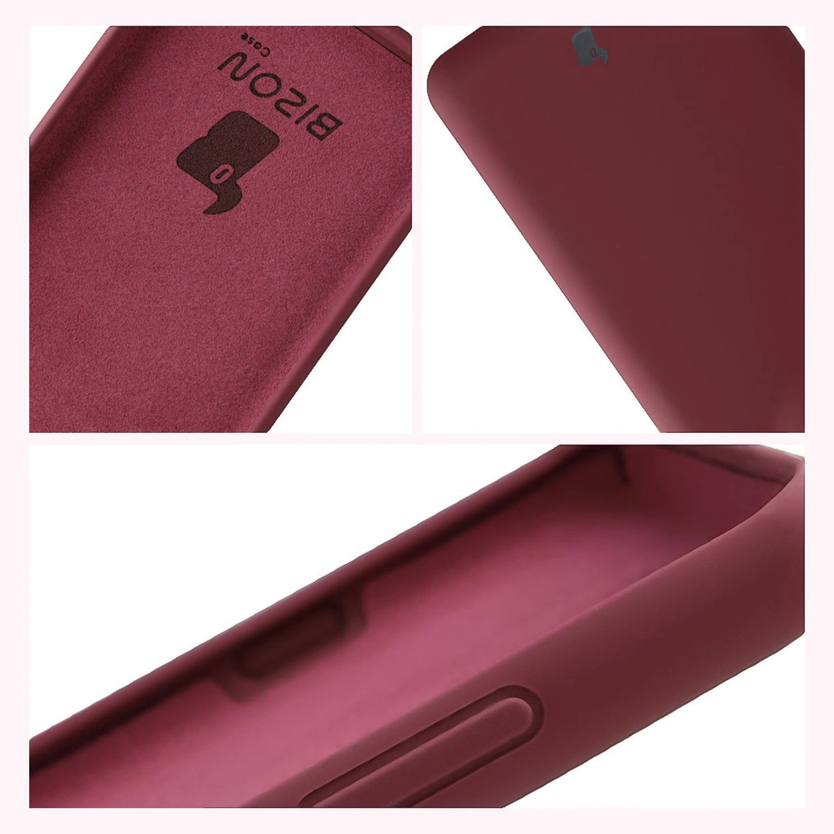 Construction of the Bison Soft Case: integrated covers, raised edges, and microfiber padding for Motorola Edge 60 Pro