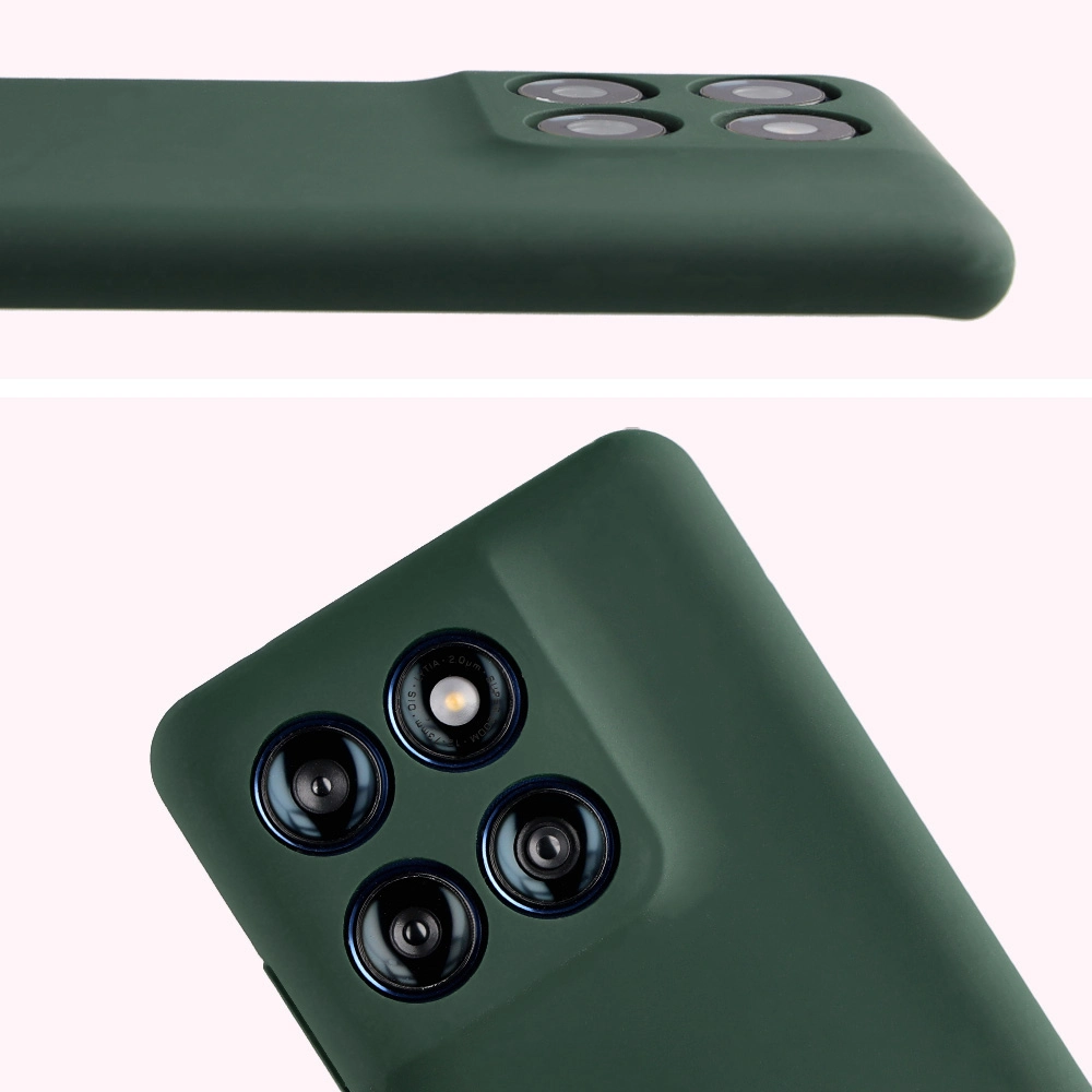 Close-up of lens cutouts in the Bison Soft Case for Motorola Edge 60 Fusion / Motorola Edge 60