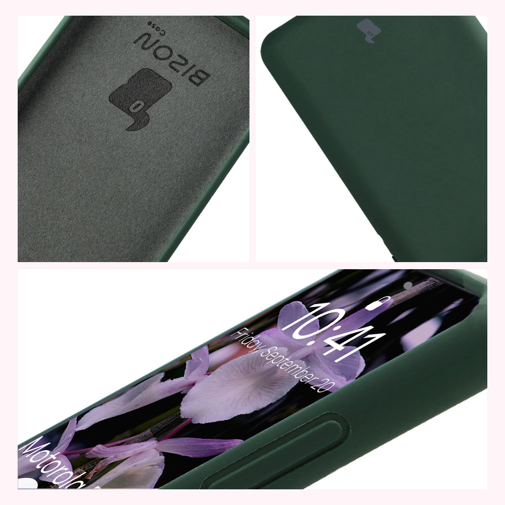 Construction of the Bison Soft Case: integrated covers, raised edges, and microfiber padding for Motorola Edge 60 Fusion / Motorola Edge 60