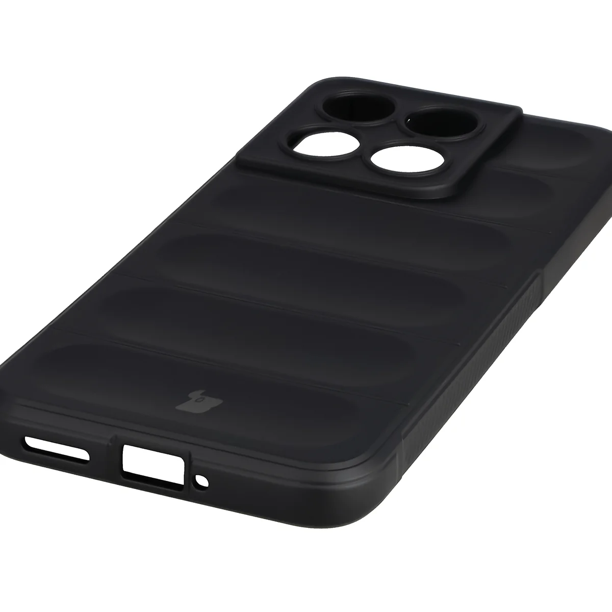 Precise cutouts and compatibility with wireless charging in the Bison Case Tur for Motorola Edge 70 Fusion