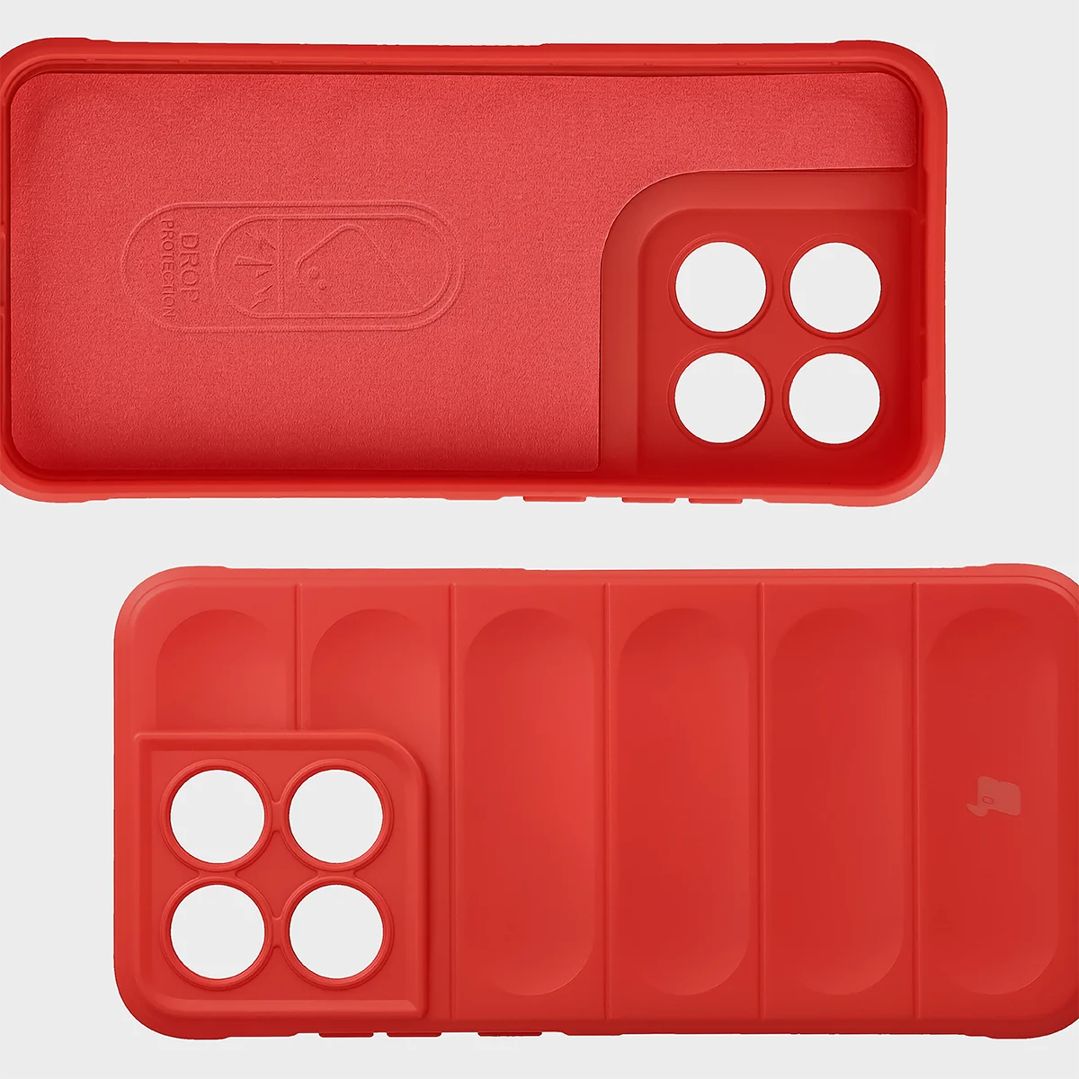 Microfiber lining, grooves on the back, and reinforced corners in the Bison Case Tur for Motorola Edge 70 Fusion