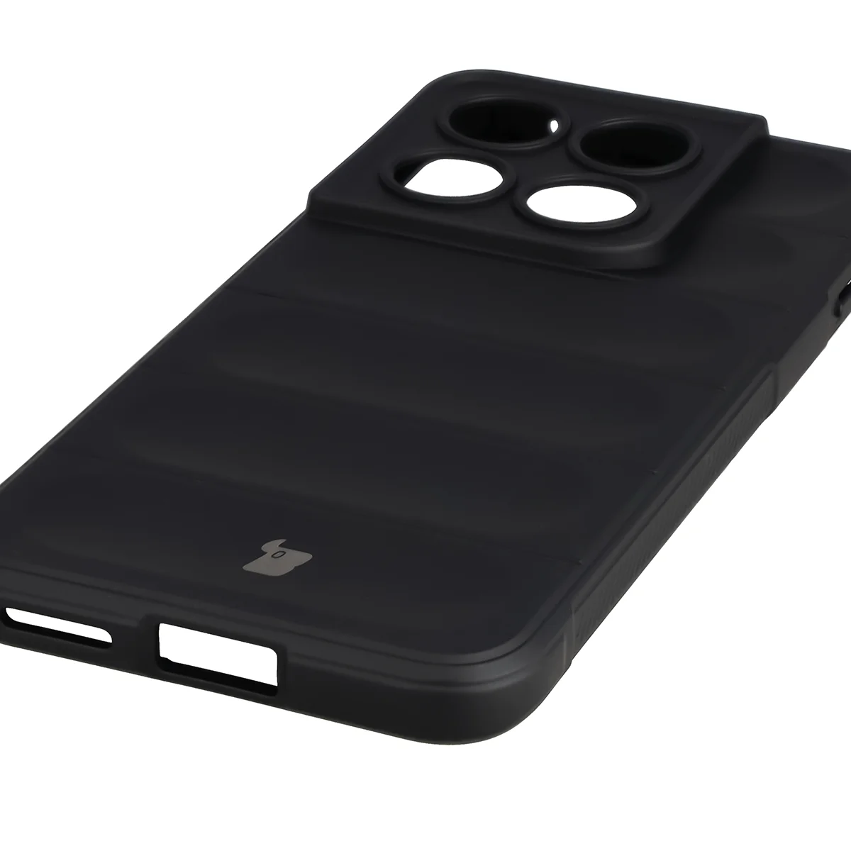 Precise cutouts and compatibility with wireless charging in the Bison Case Tur for Motorola Edge 70 Pro