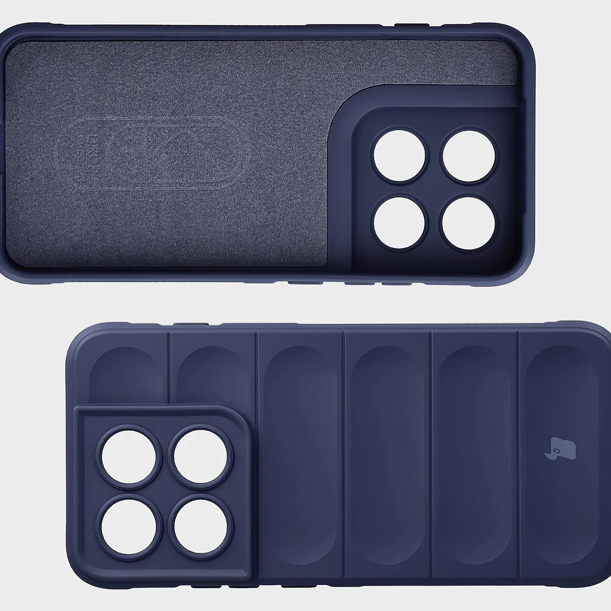 Microfiber lining, grooves on the back, and reinforced corners in the Bizon Case Tur for Motorola Edge 70 Pro