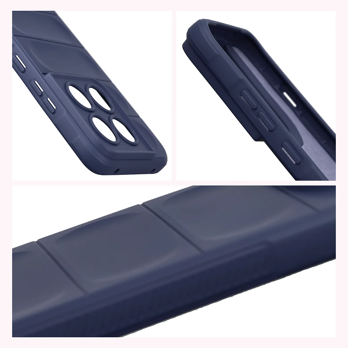 Textured sides and raised edges of the screen and camera in the Bizon Case Tur for Motorola Edge 70 Pro