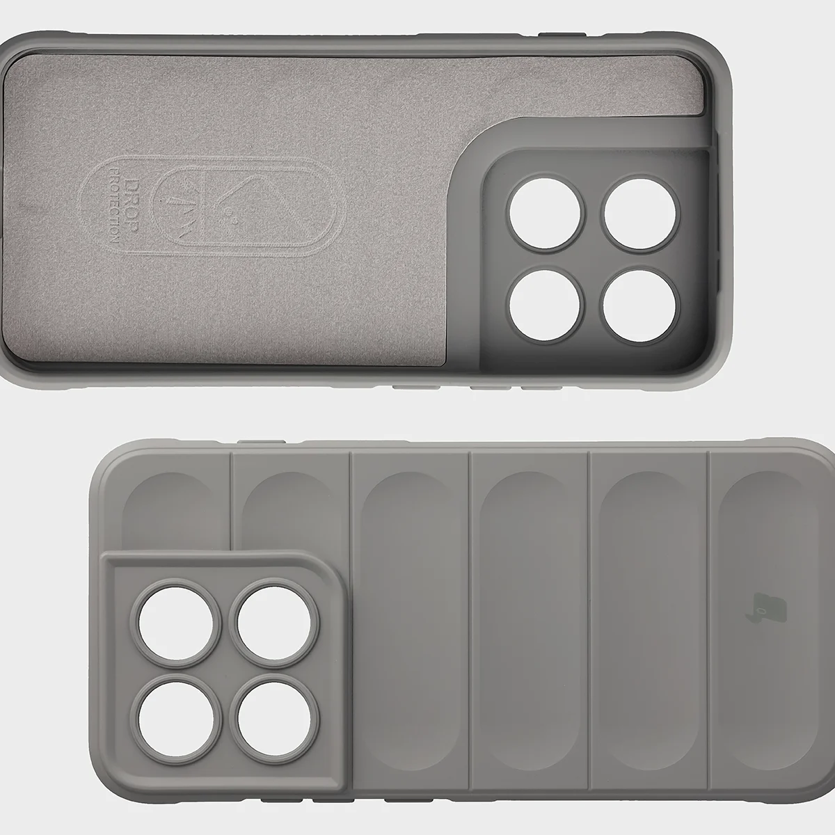 Microfiber lining, grooves on the back, and reinforced corners in the Bizon Case Tur for Motorola Edge 70 Pro
