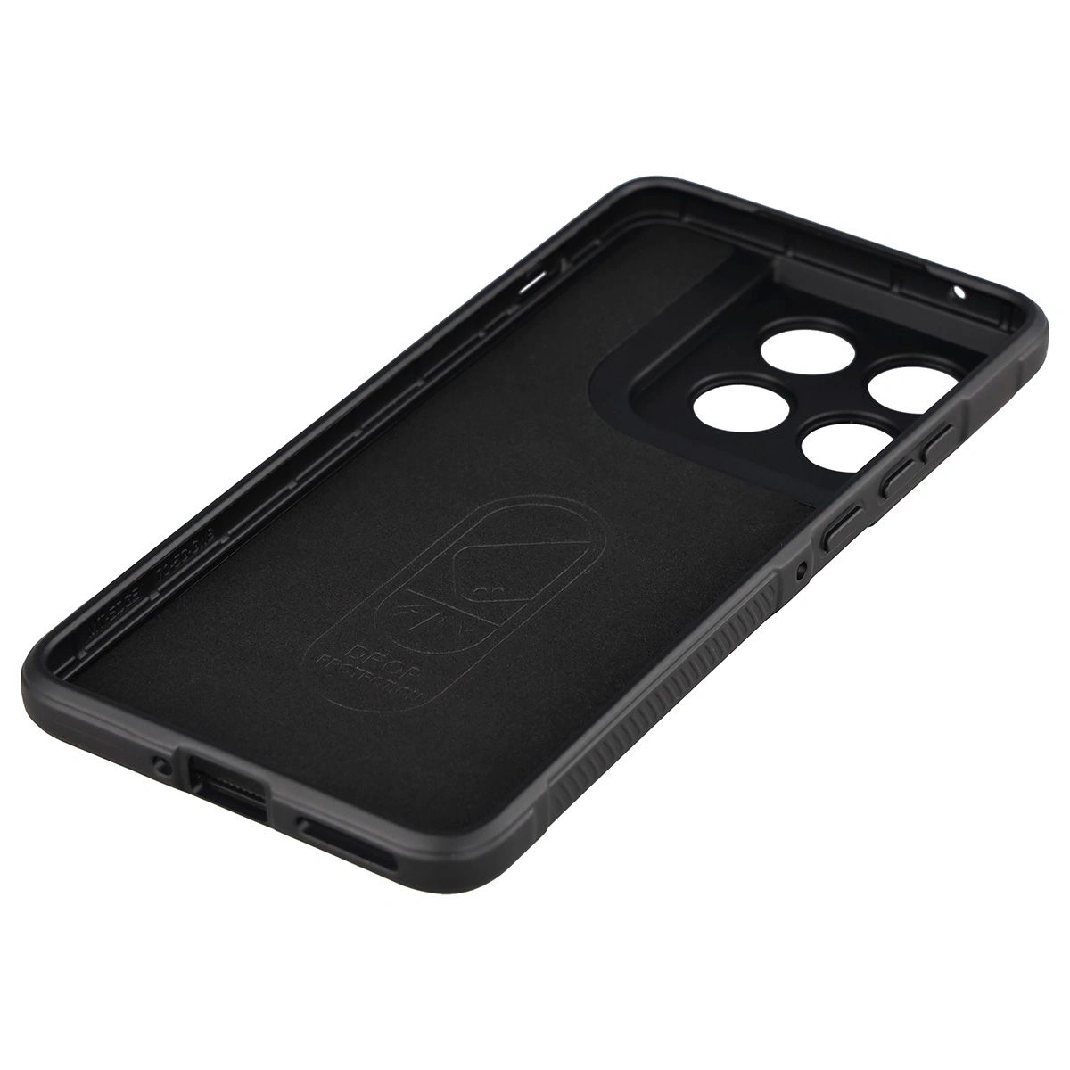 Precise cutouts and compatibility with wireless charging in the Bison Case Tur for Motorola Edge 70