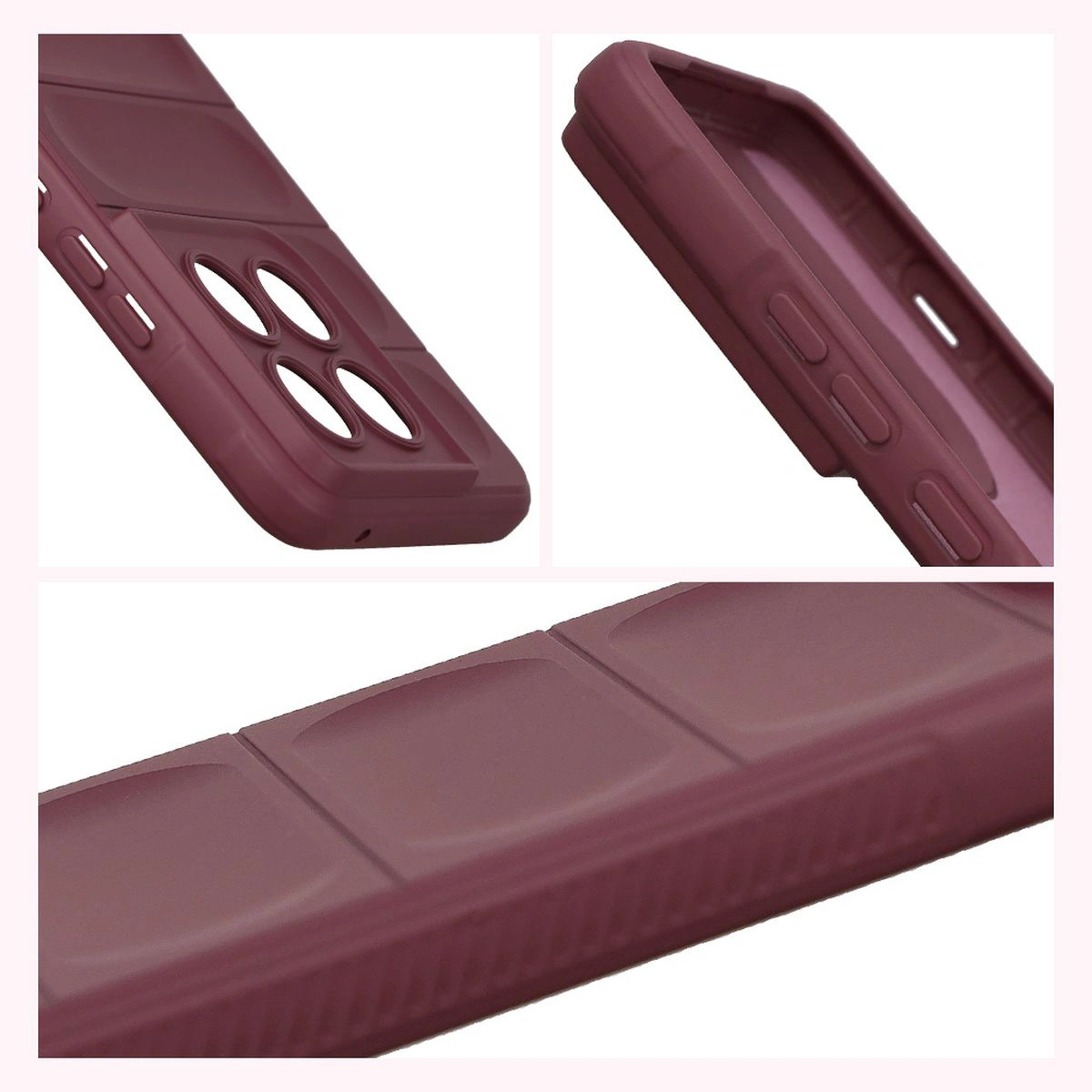 Textured sides and raised edges for the screen and camera in the Bison Case Tur for Motorola Edge 70