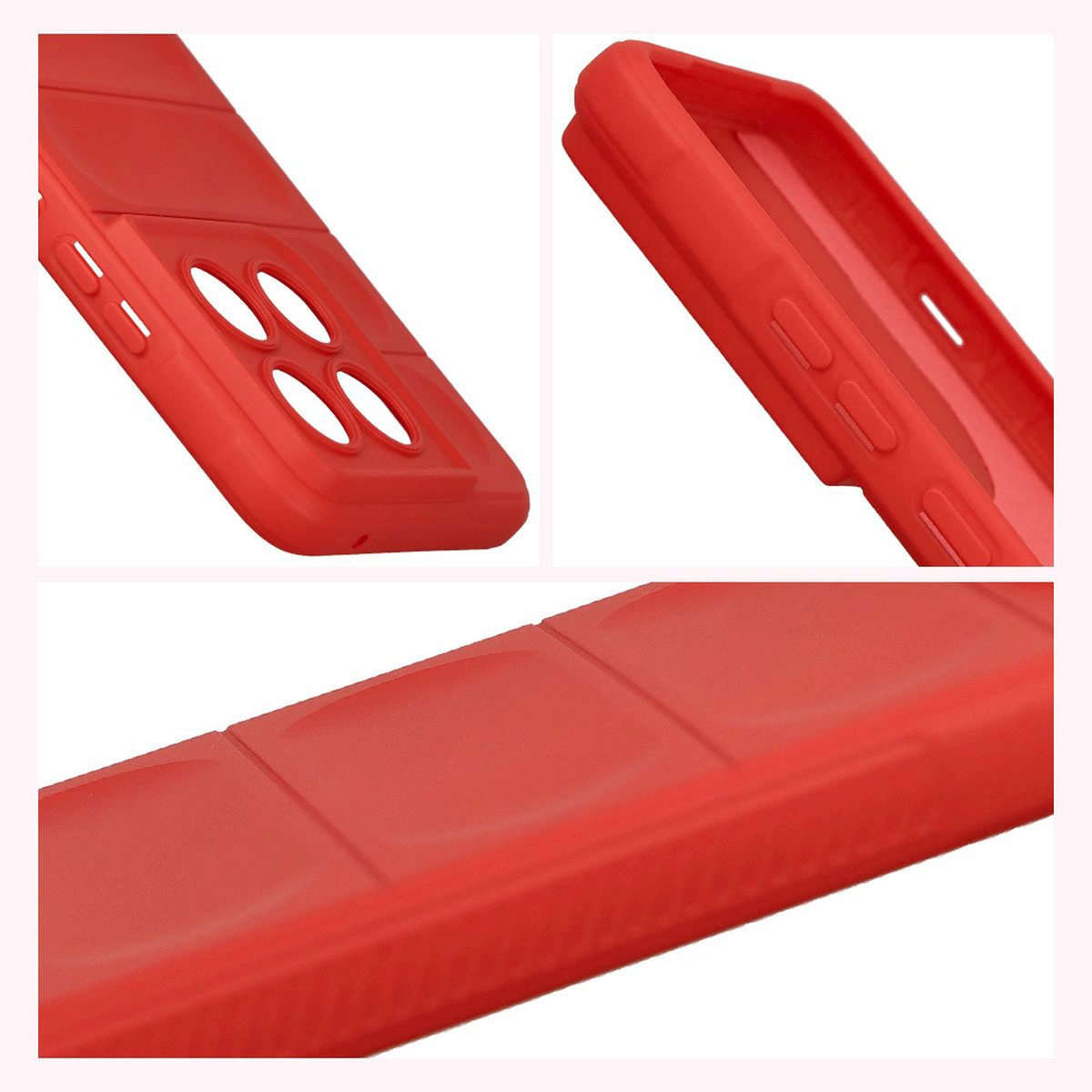 Textured sides and raised edges of the screen and camera in the Bison Case Tur for Motorola Edge 70