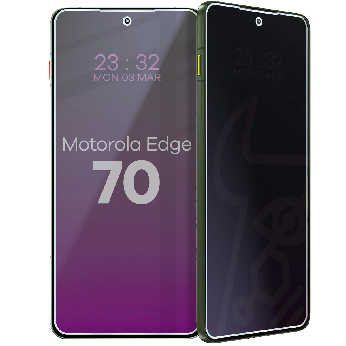 Szkło hybrydowe prywatyzujące Bizon Glass Mule Shadow do Motorola Edge 70