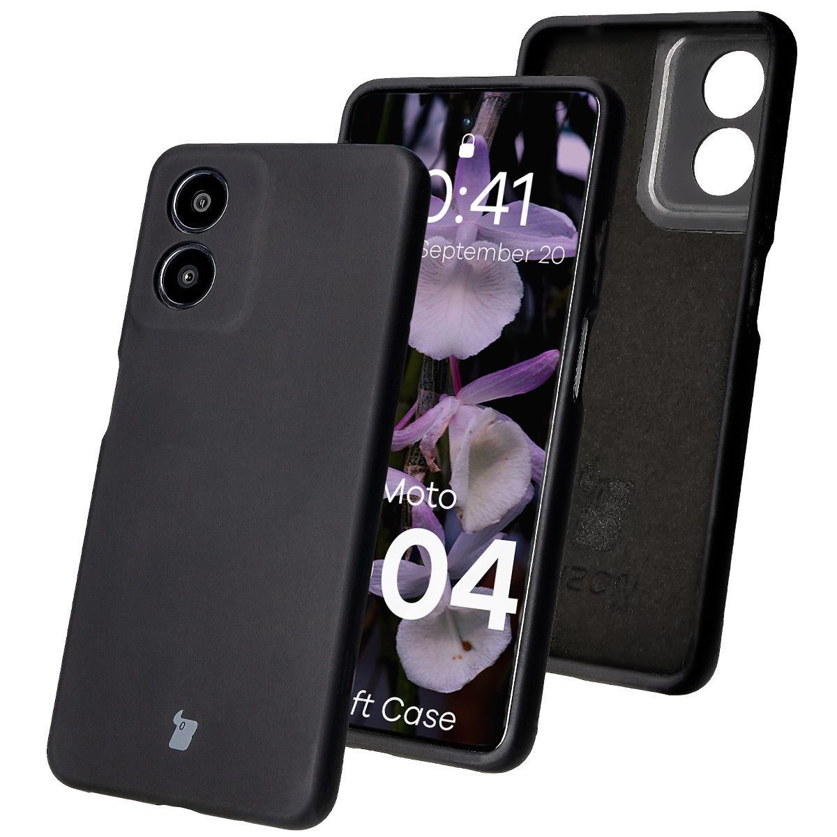 Silikonhülle Bizon Soft Case für Motorola Moto G04