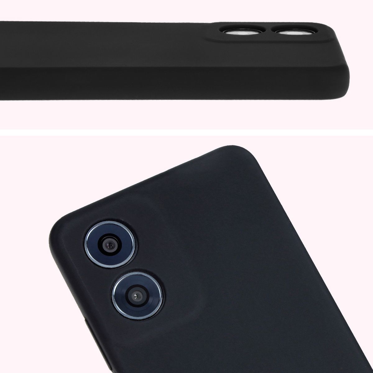 Nahaufnahme der Aussparungen für die Linsen in der Bizon Soft Case